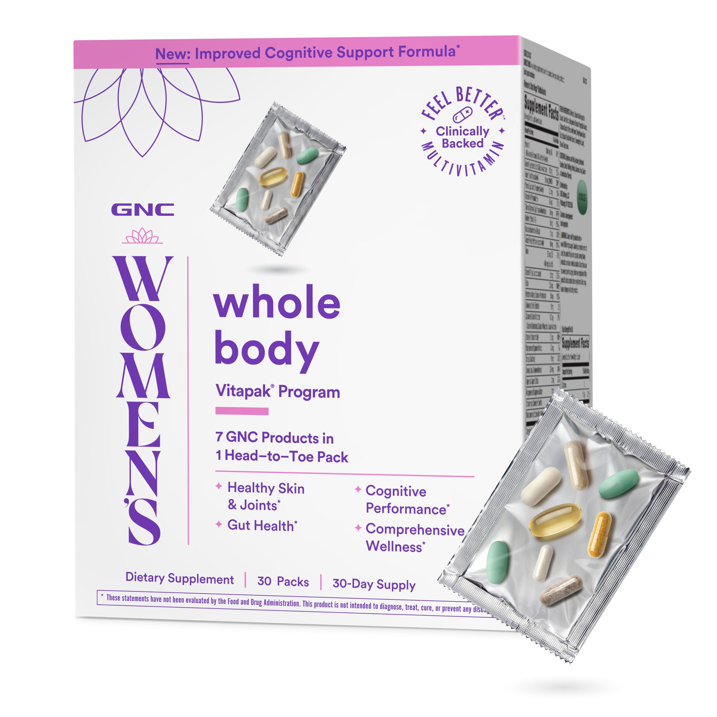 Whole Body Vitapak Program 7-in-1 Daily Nutrition V2 (1 Month Supply)  | GNC