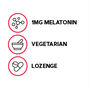 Melatonin Lozenges 1 mg - Cherry - 60 Vegetarian Lozenges &#40;60 Servings&#41;  | GNC