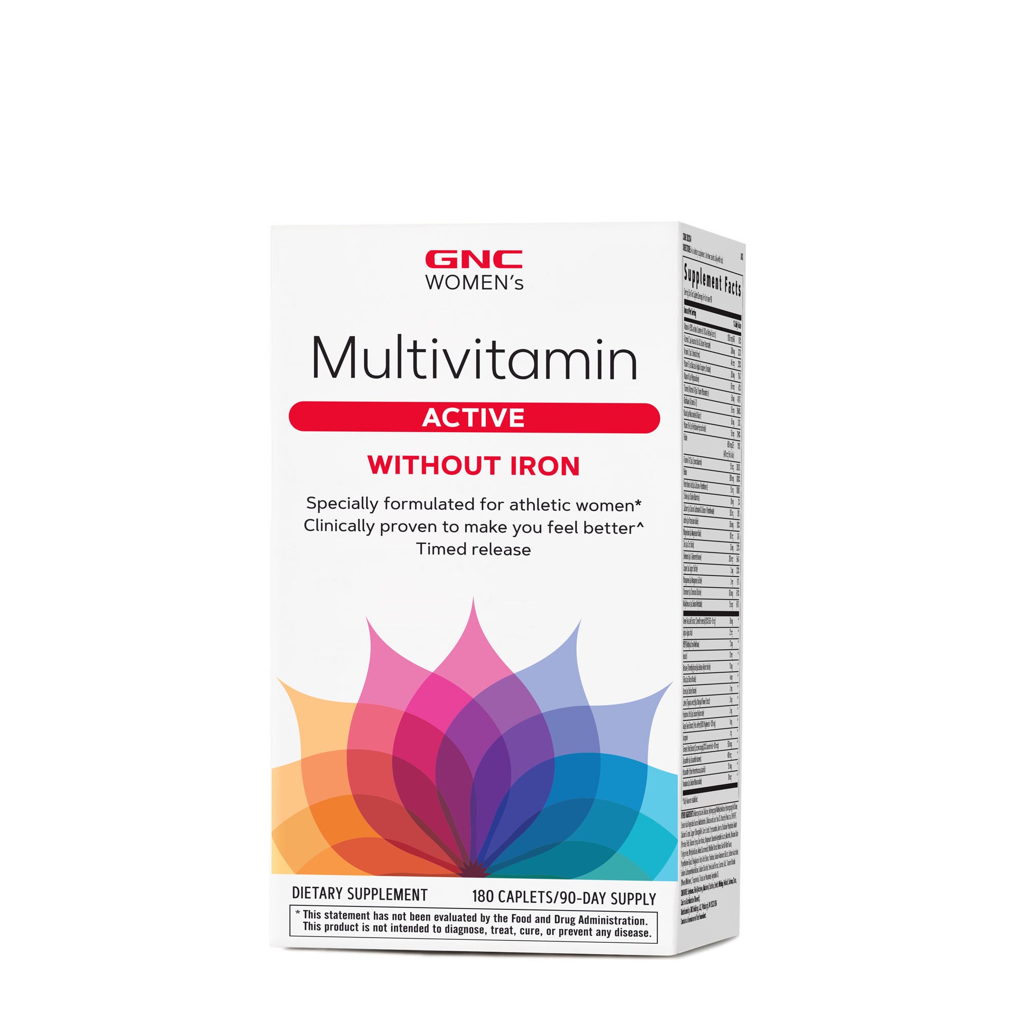 Active Multivitamin without Iron - 180 Caplets (90 Servings)  | GNC