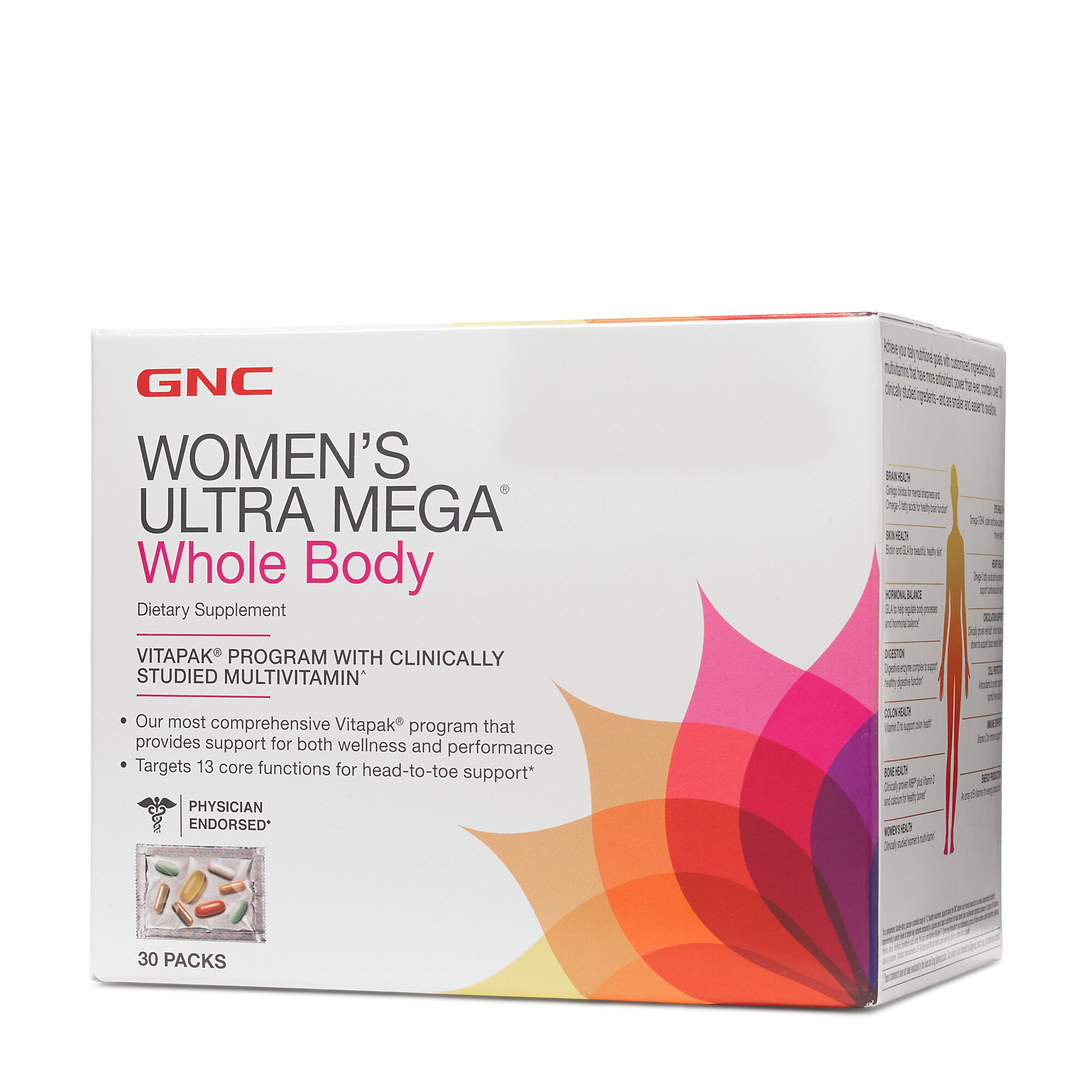 Gnc Women S Ultra Mega Whole Body Vitapak Program