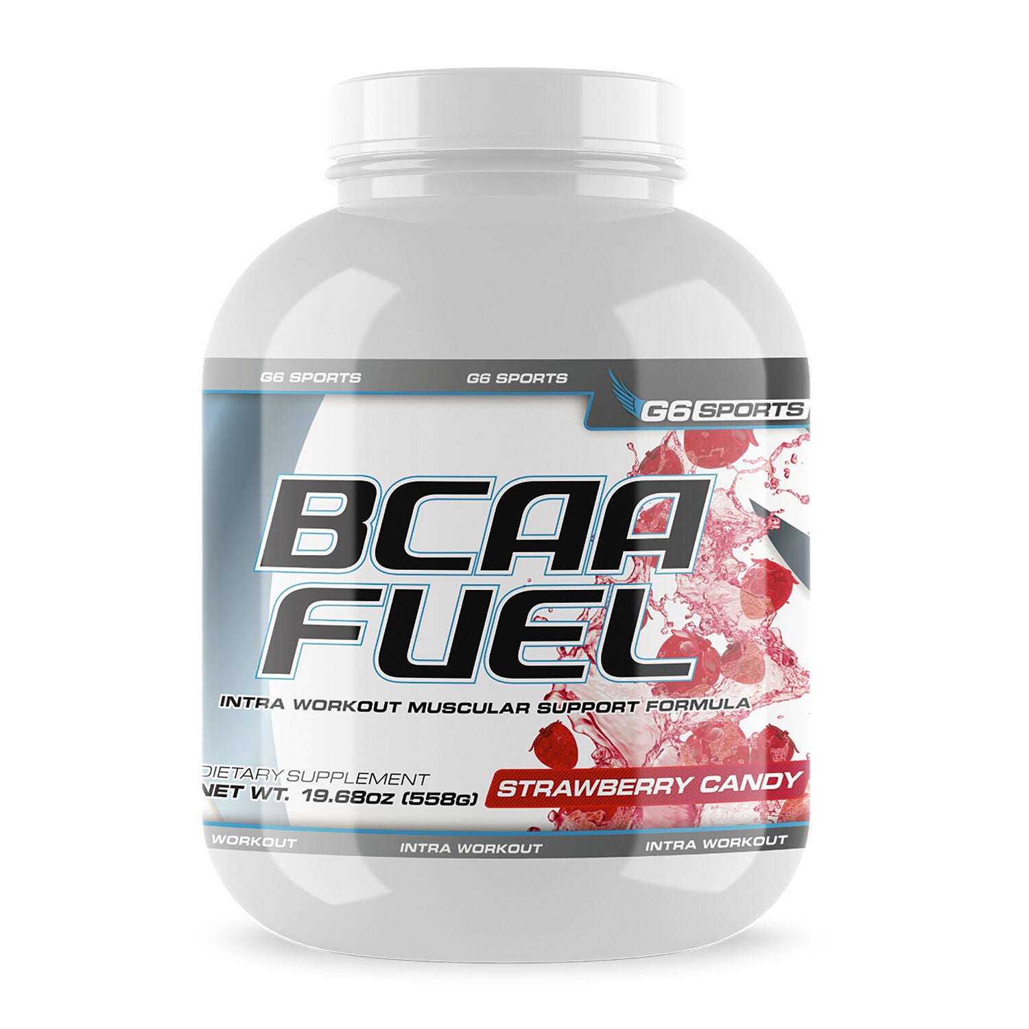 BCAA Fuel Intra Workout Formula - Strawberry Candy (30 Servings)  | GNC