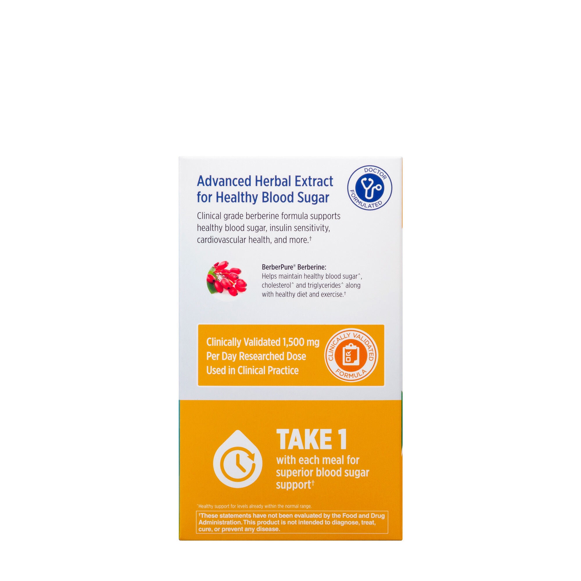 Berberine Clinical Grade - 90 Capsules (30 Servings)  | GNC