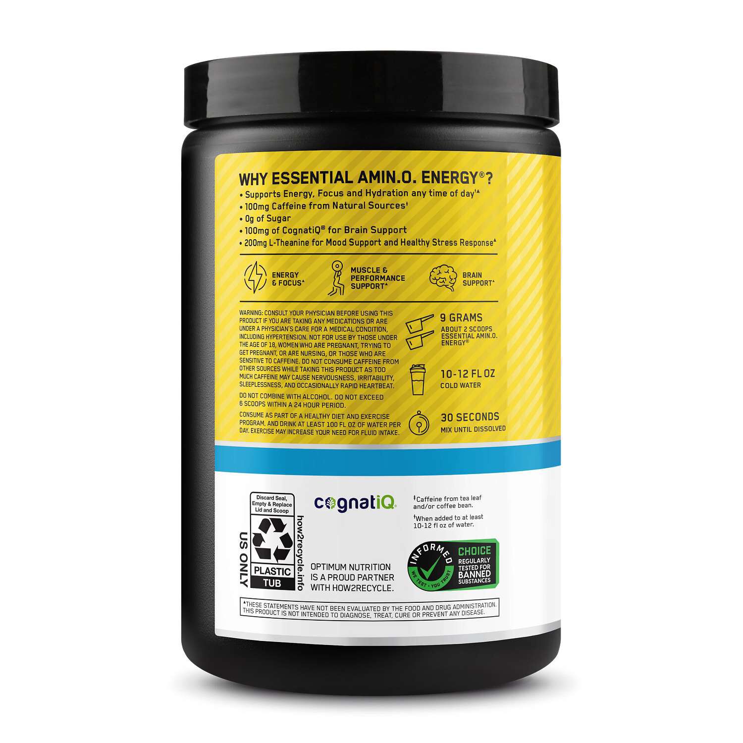 Essential AMIN.O. Energy + Electrolytes - Pineapple Twist&nbsp;(30 Servings) Pineapple Twist | GNC