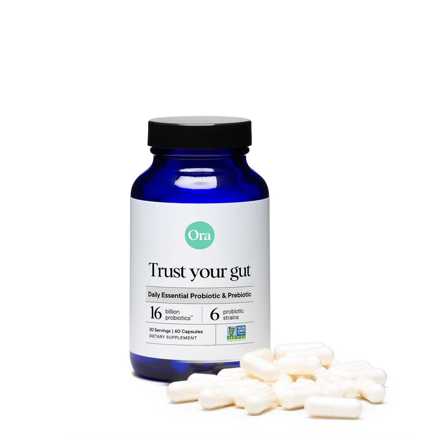 Trust Your Gut Probiotic and Prebiotic Capsules - 60 Capsules