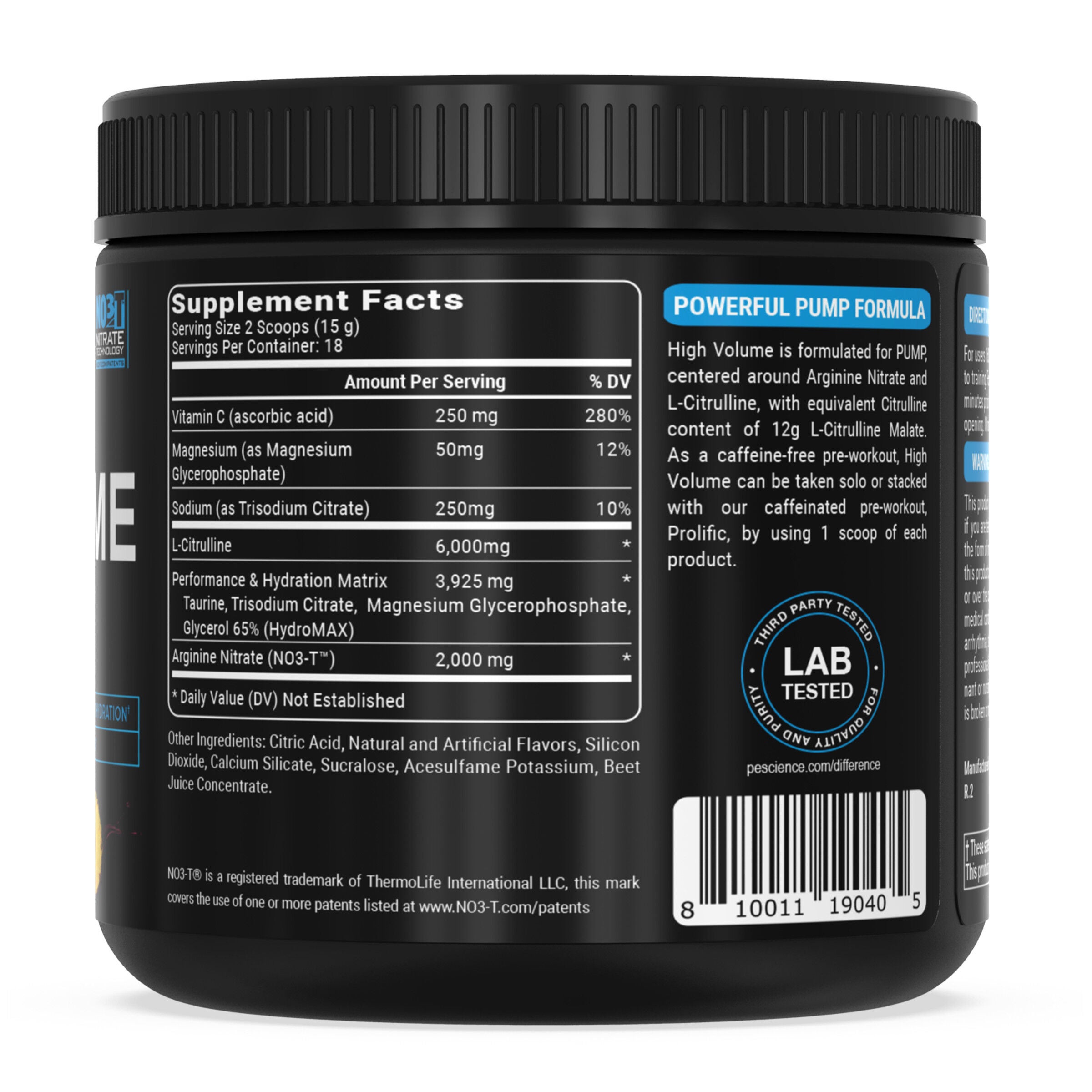 High Volume Pre-Workout - Guava Pineapple Punch (36 Servings)  | GNC