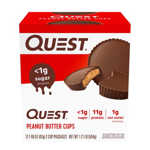 Quest Peanut Butter Protein Cups Keto Snack