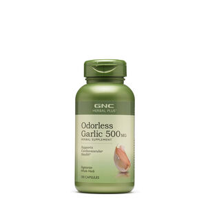 Odorless Garlic 500MG - 100 Capsules &#40;100 Servings&#41;  | GNC