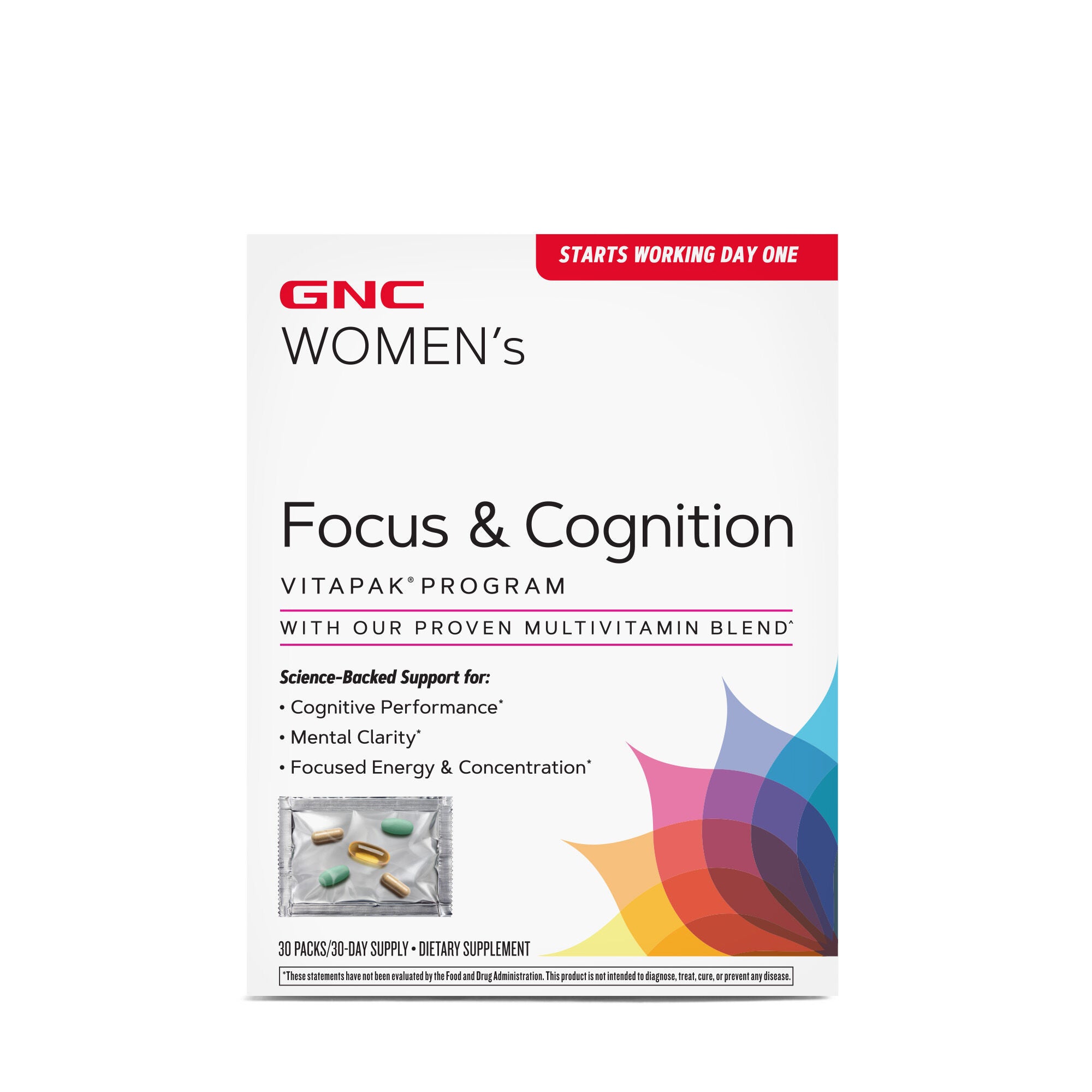 Focus &amp; Cognition Vitapak&reg; Program (1 Month Supply)  | GNC