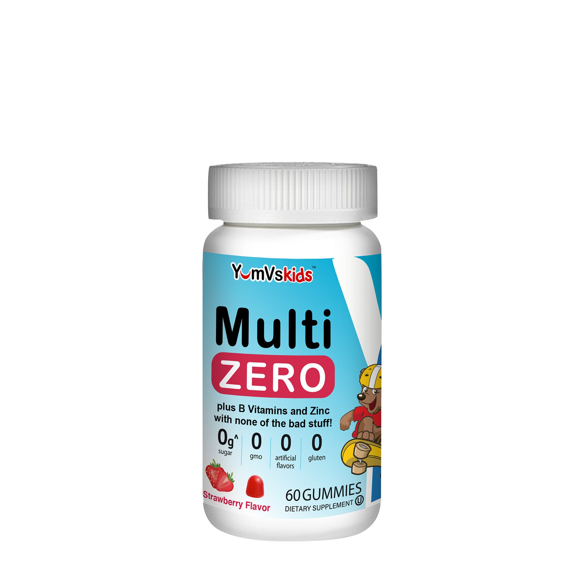 Multi Zero Kids Gummy - Strawberry - 60 Gummies (60 Servings)  | GNC
