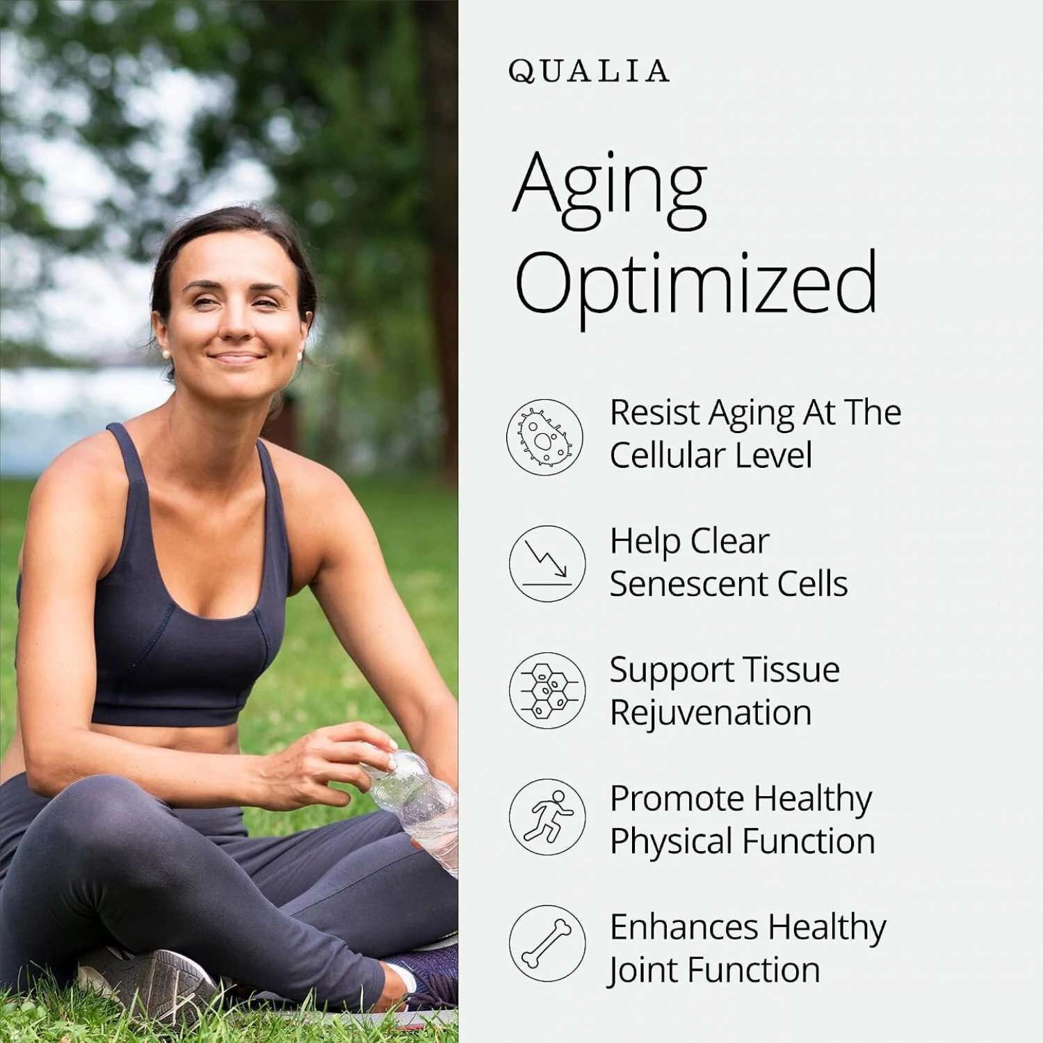 Qualia Senolytic - 12 Capsules (2 Servings)  | GNC