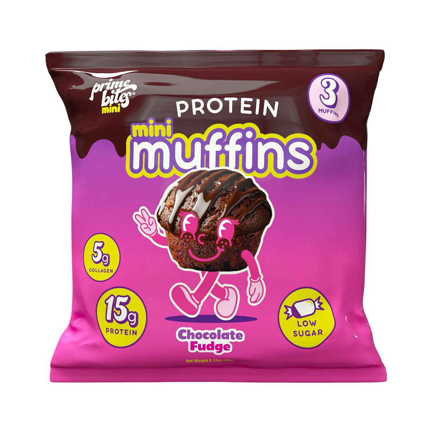 Protein Mini Muffins - Chocolate Fudge (12 Packs)