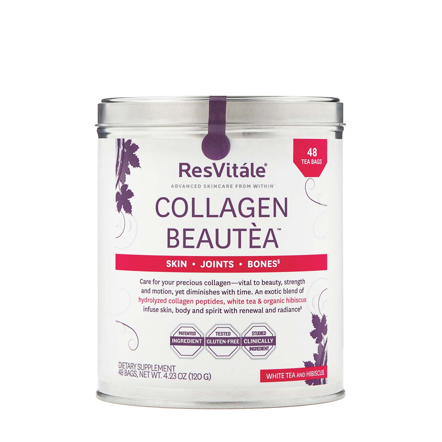 ResVitále™ Collagen Beautèa™ White Tea and Hibiscus GNC