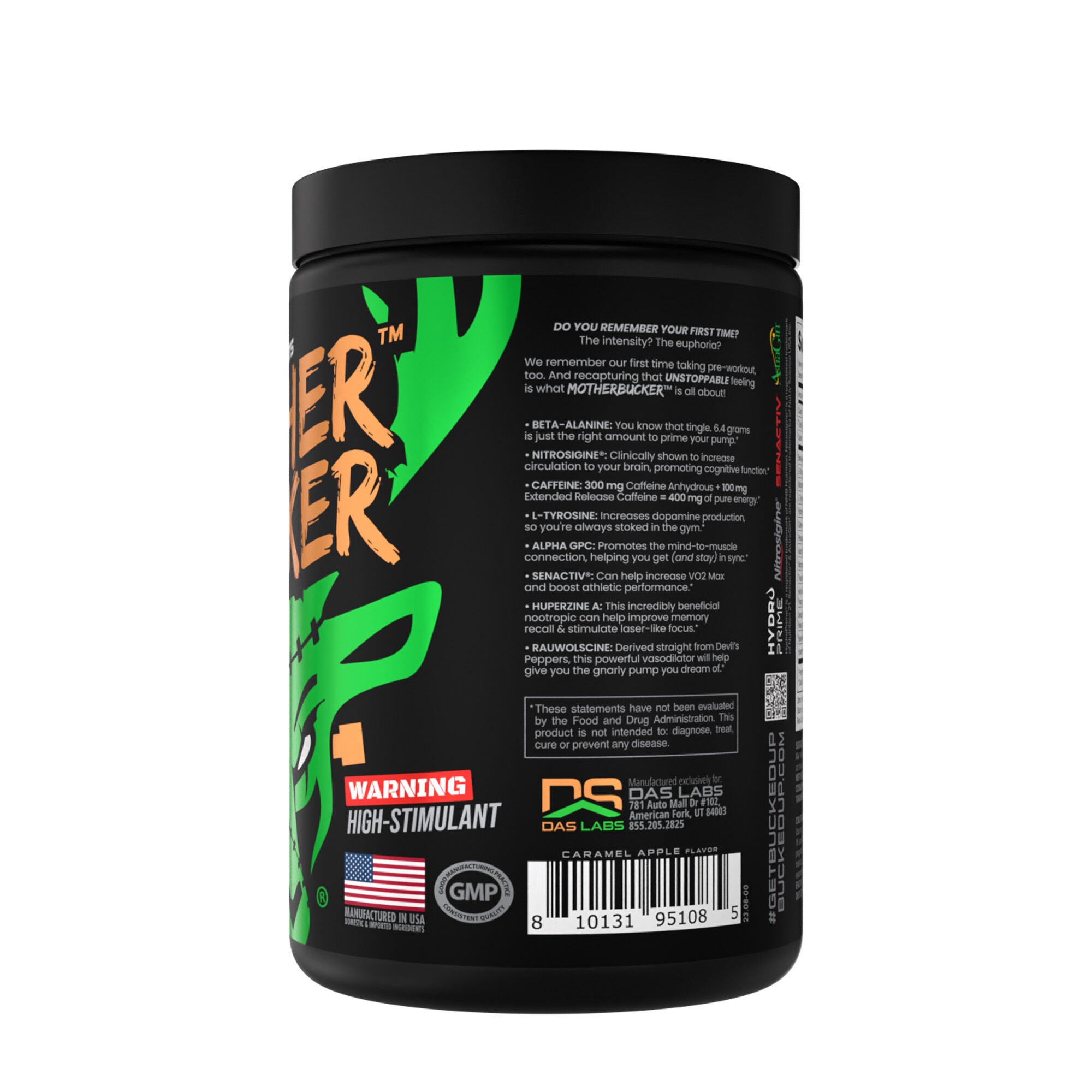 Mother Bucker&trade; Nootropic Pre-Workout - Franken Juice (20 Servings)