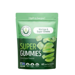 Super Gummies - Green Apple - 60 Gummies &#40;30 Servings&#41;  | GNC