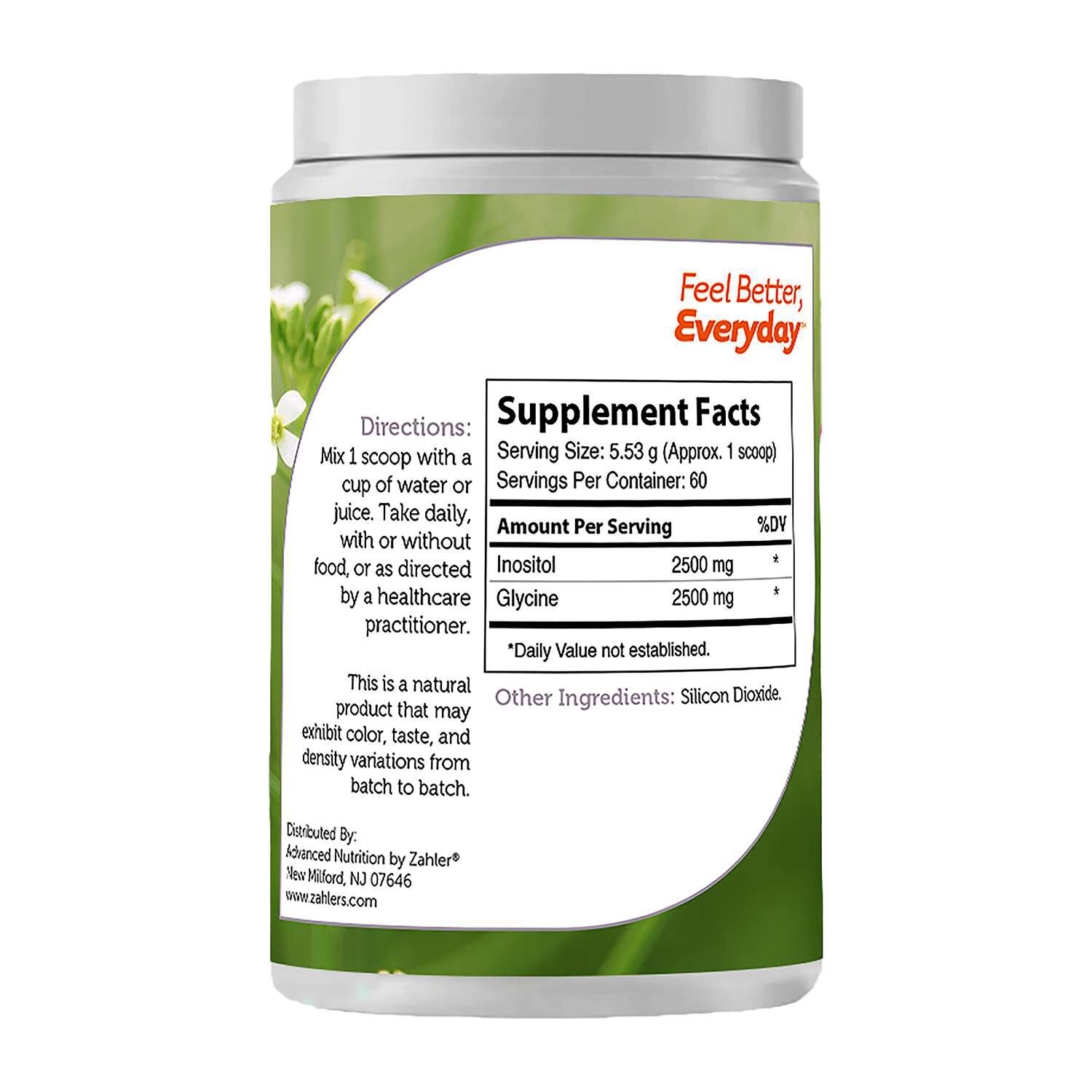 Inositol + Gycine Powder - 11.5 oz. (60 Servings)