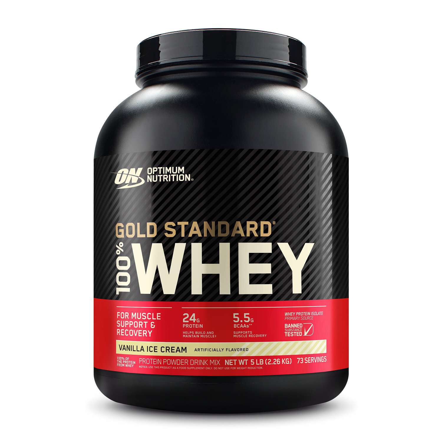 Gold Standard 100% Whey&trade; - Vanilla Ice Cream (73 Servings) Vanilla Ice Cream | GNC