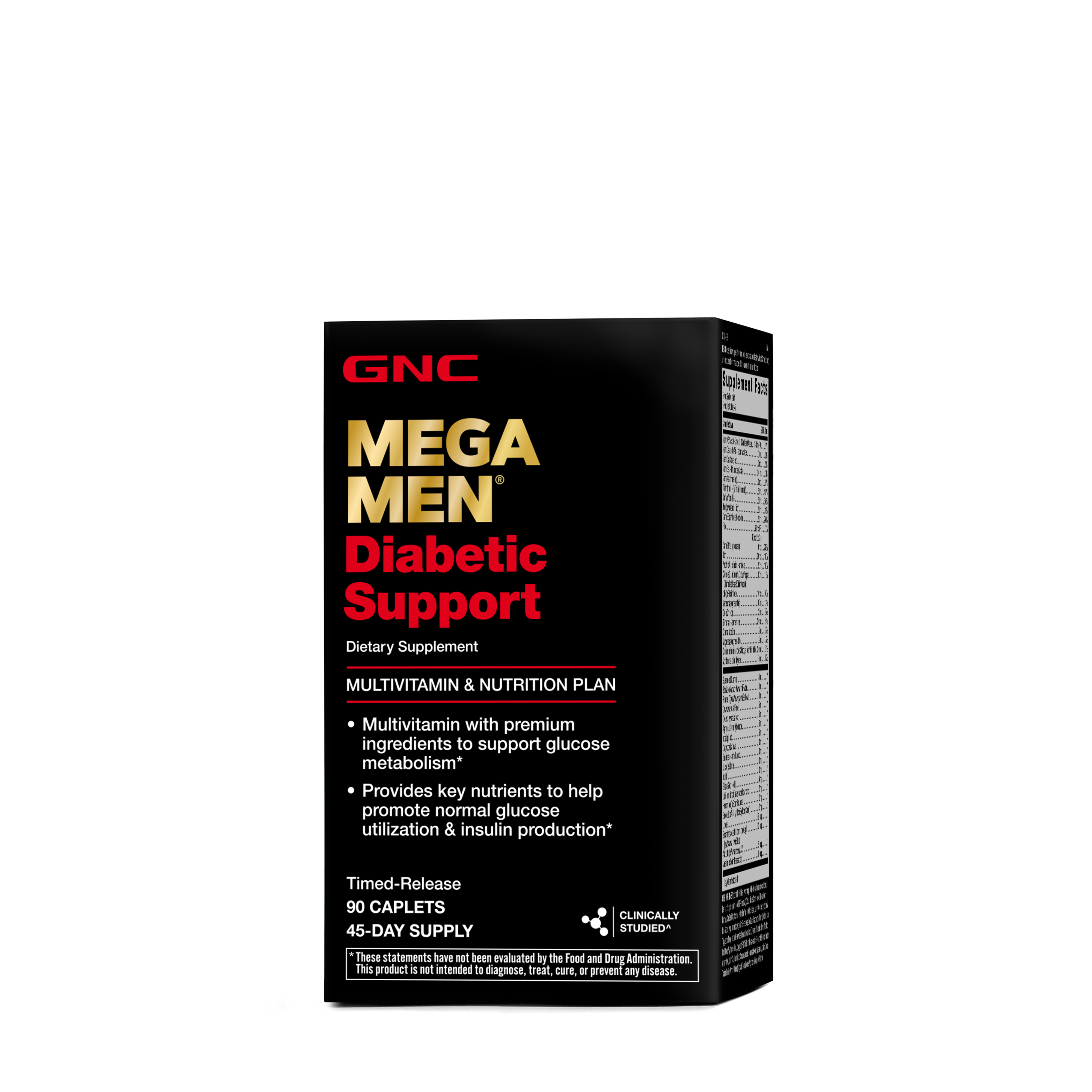 Diabetic Support - 90 Caplets (45 Servings)  | GNC