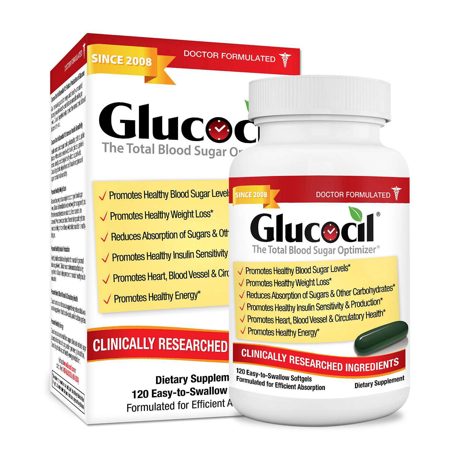 The Total Blood Sugar Optimizer* - 120 Softgels (60 Servings)  | GNC