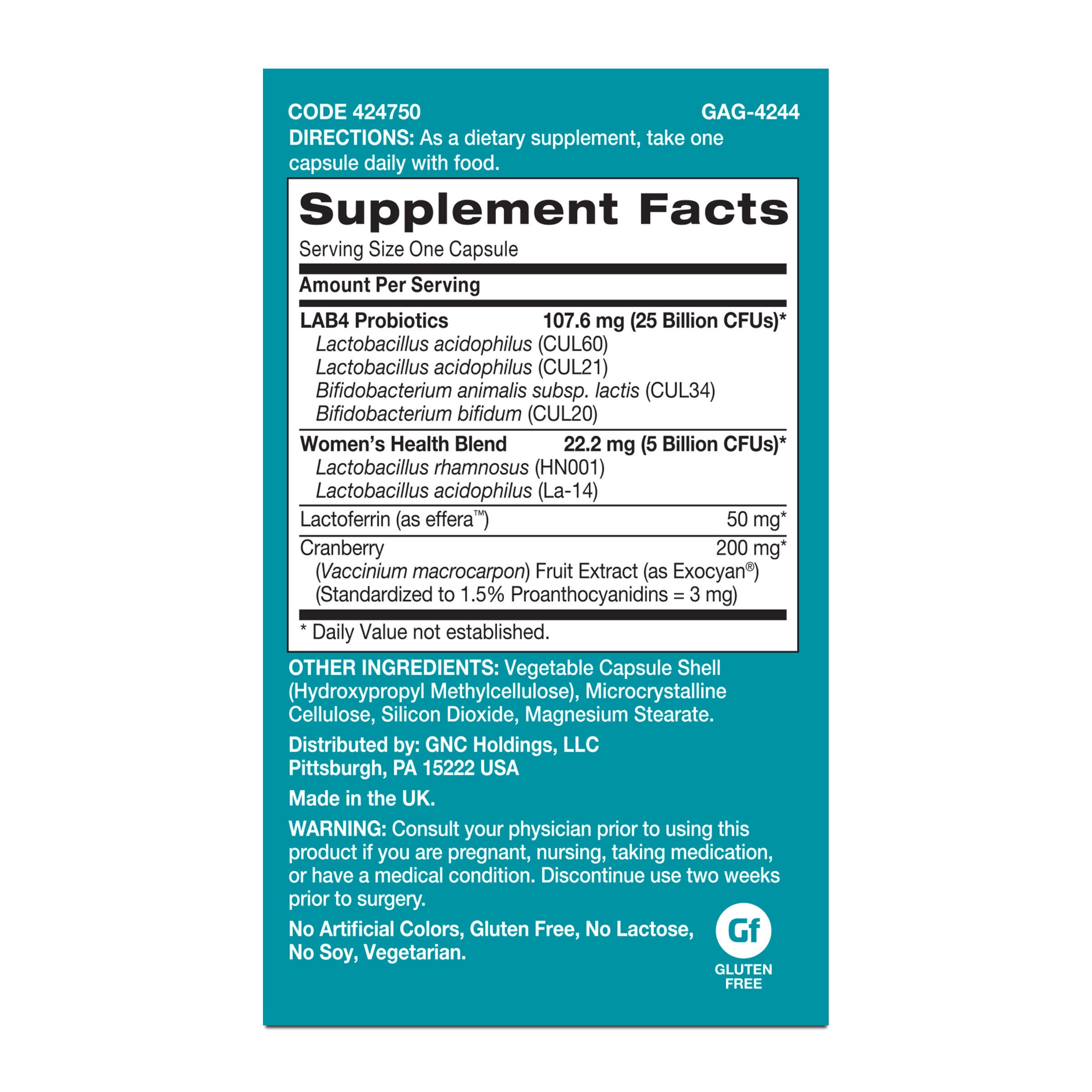 Women's Probiotic (30 Servings)  | GNC