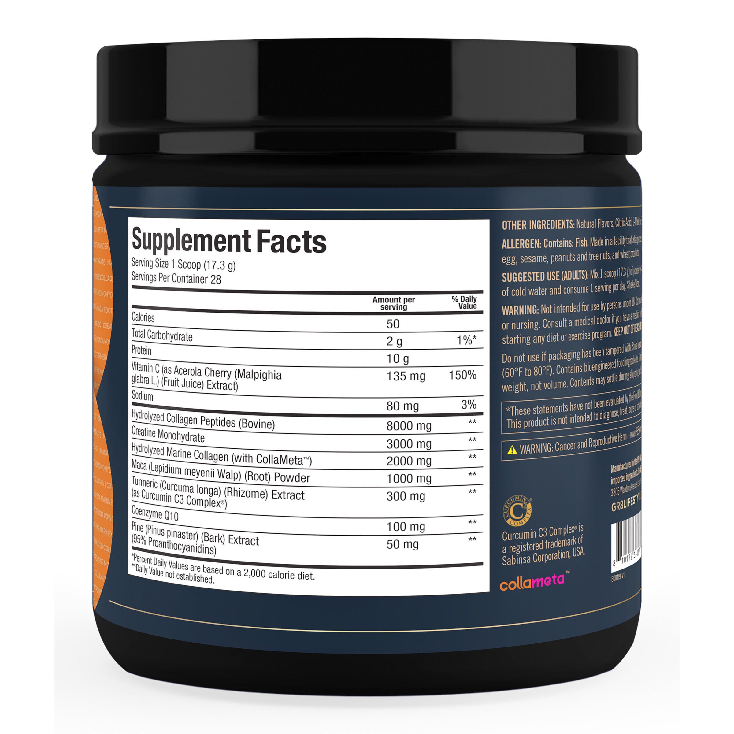 Rejuven8 Collagen + Cellular Health - Sunrise Punch (28 Servings)  | GNC