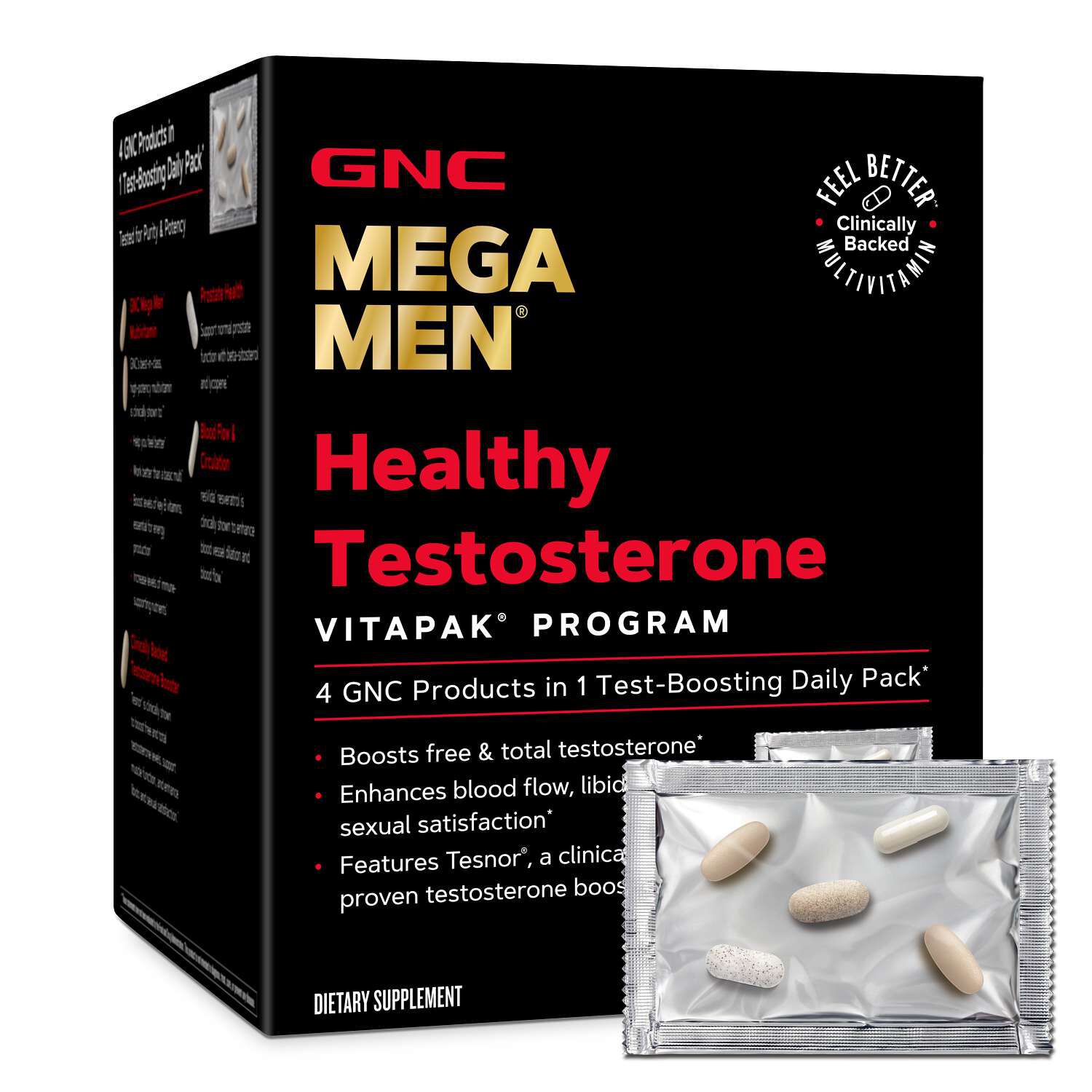 Healthy Testosterone Vitapak&reg; Program V2 (1 Month Supply)  | GNC