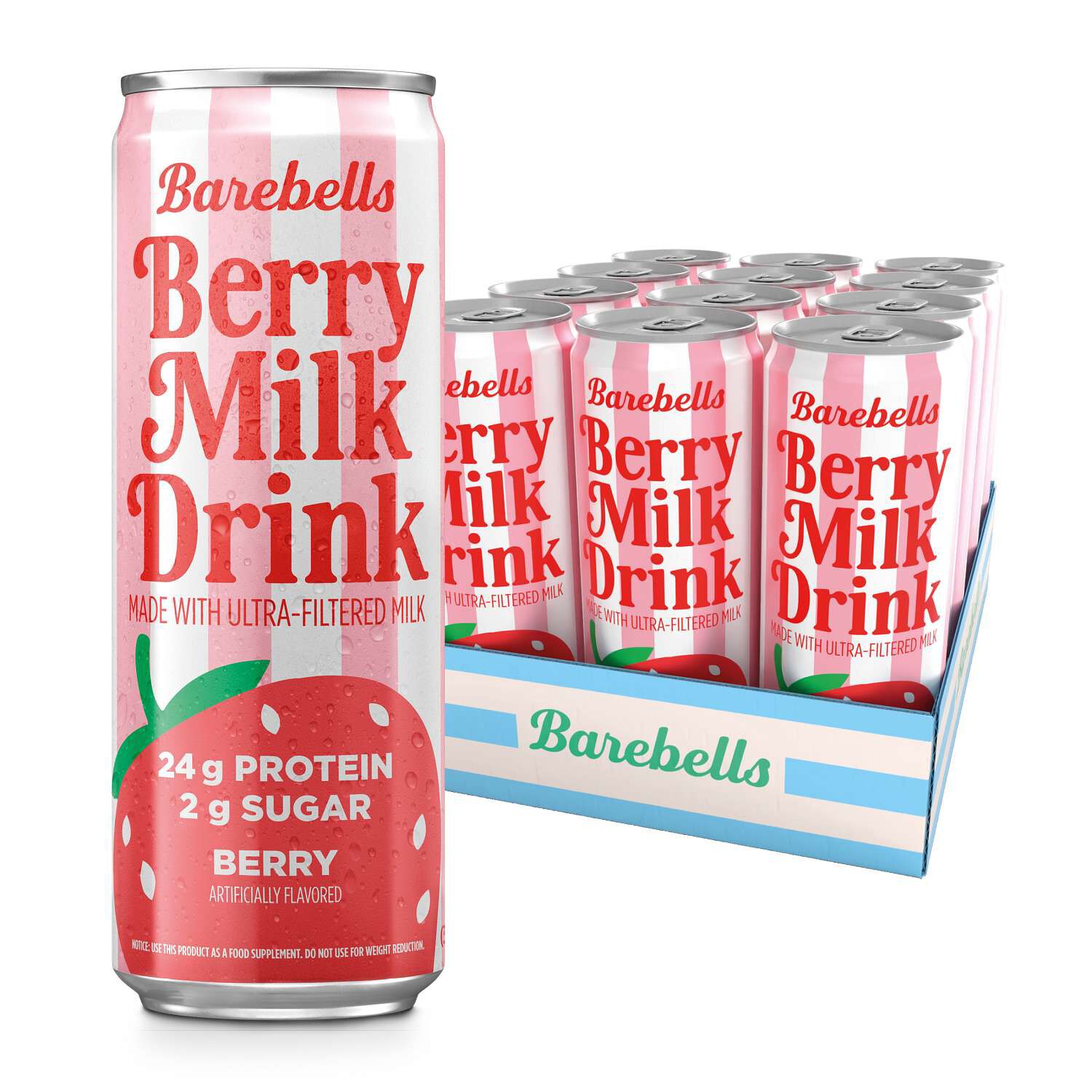 Berry Milk Drink (12 Cans)