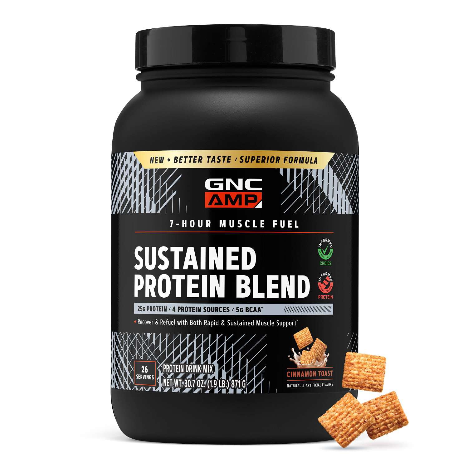 Sustained Protein Blend - Cinnamon Toast (26 Servings) Cinnamon Toast | GNC