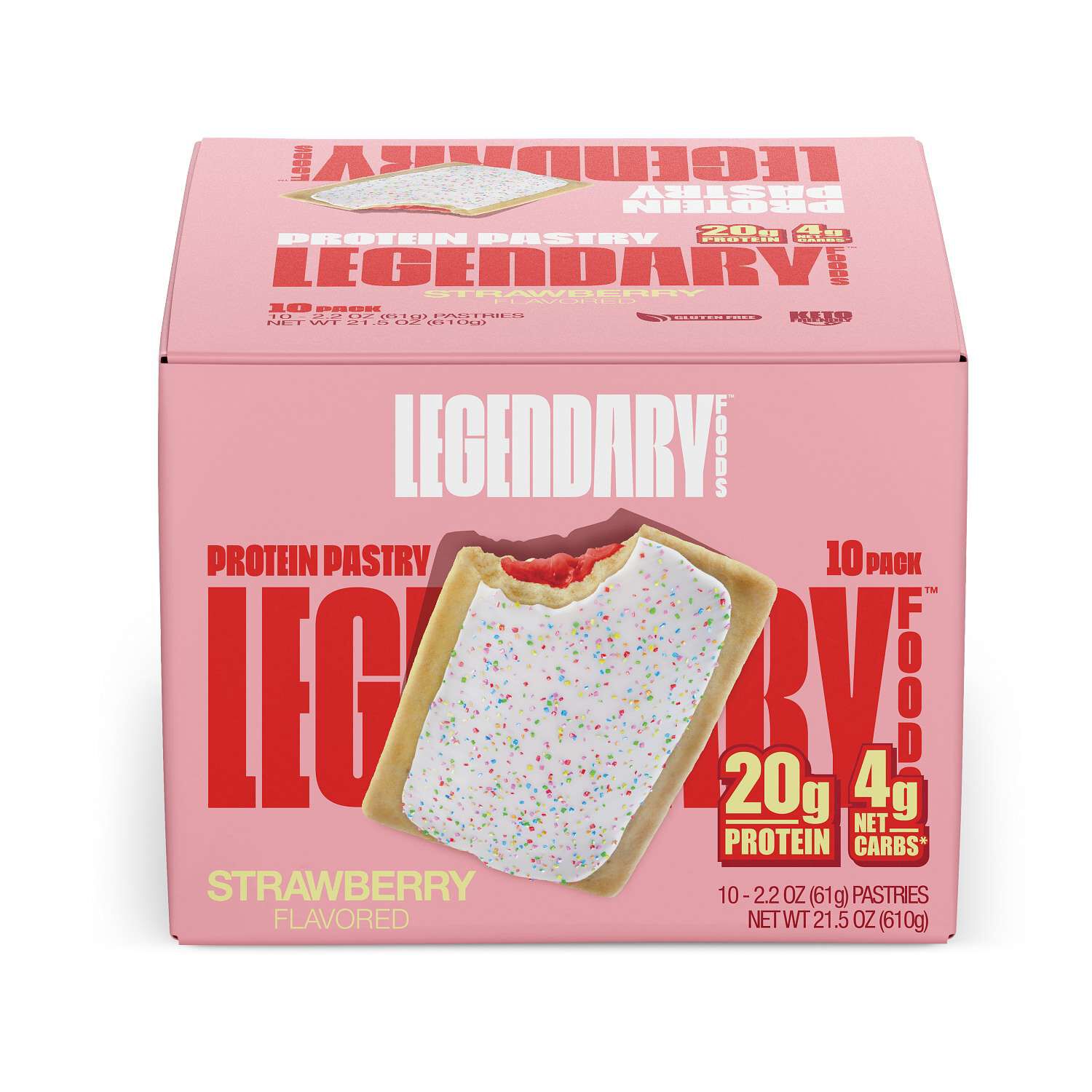Tasty Pastry - Strawberry (10 Pastries)  | GNC
