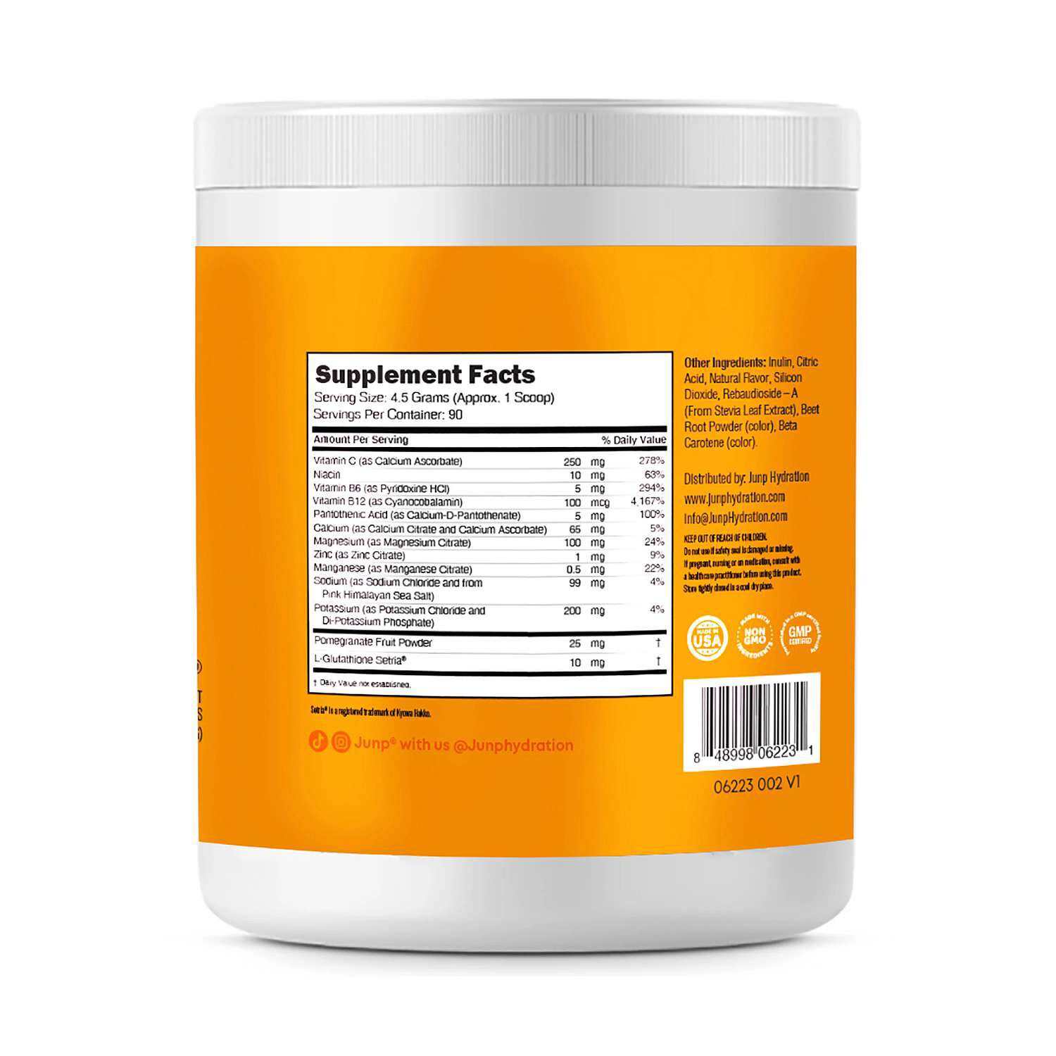 Electrolyte Powder Mix - Orange (90 Servings)