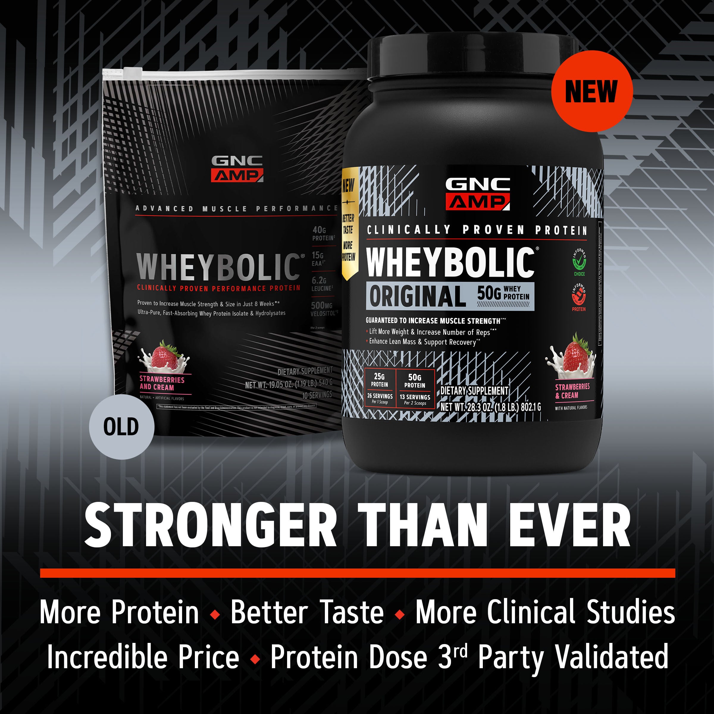 New Wheybolic - Strawberries & Cream (26 Servings)