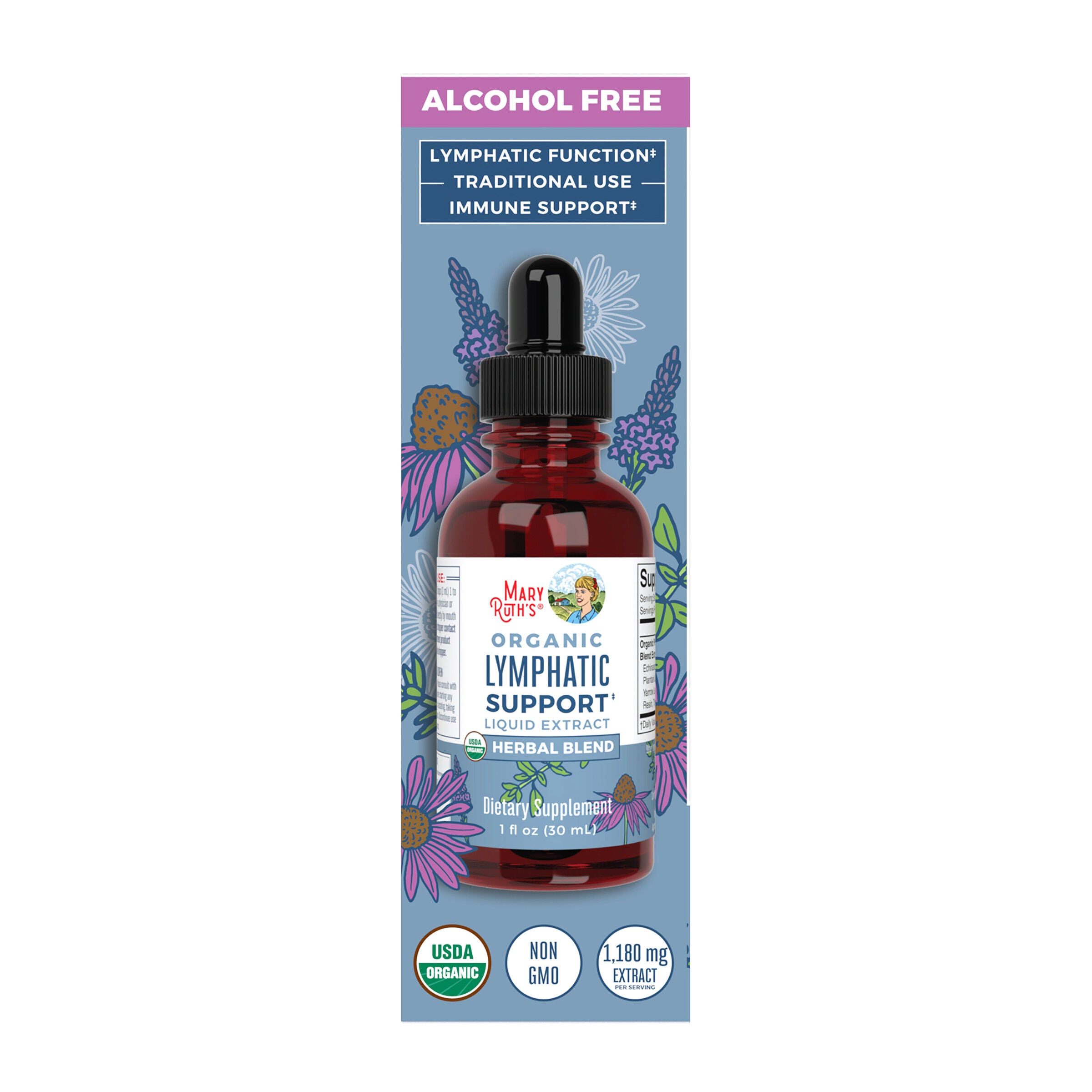 Organic Lymphatic Support Liquid Extract - 1 fl oz (30 Serving)