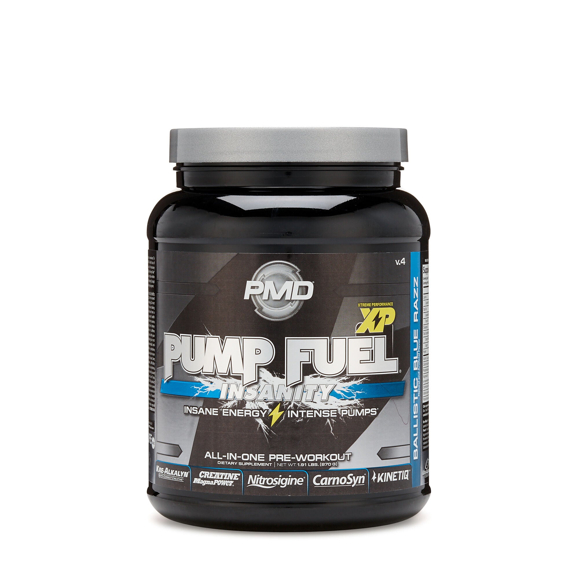 Pmd Pump Fuel Insanity Ultra Arctic Blue Blast Gnc