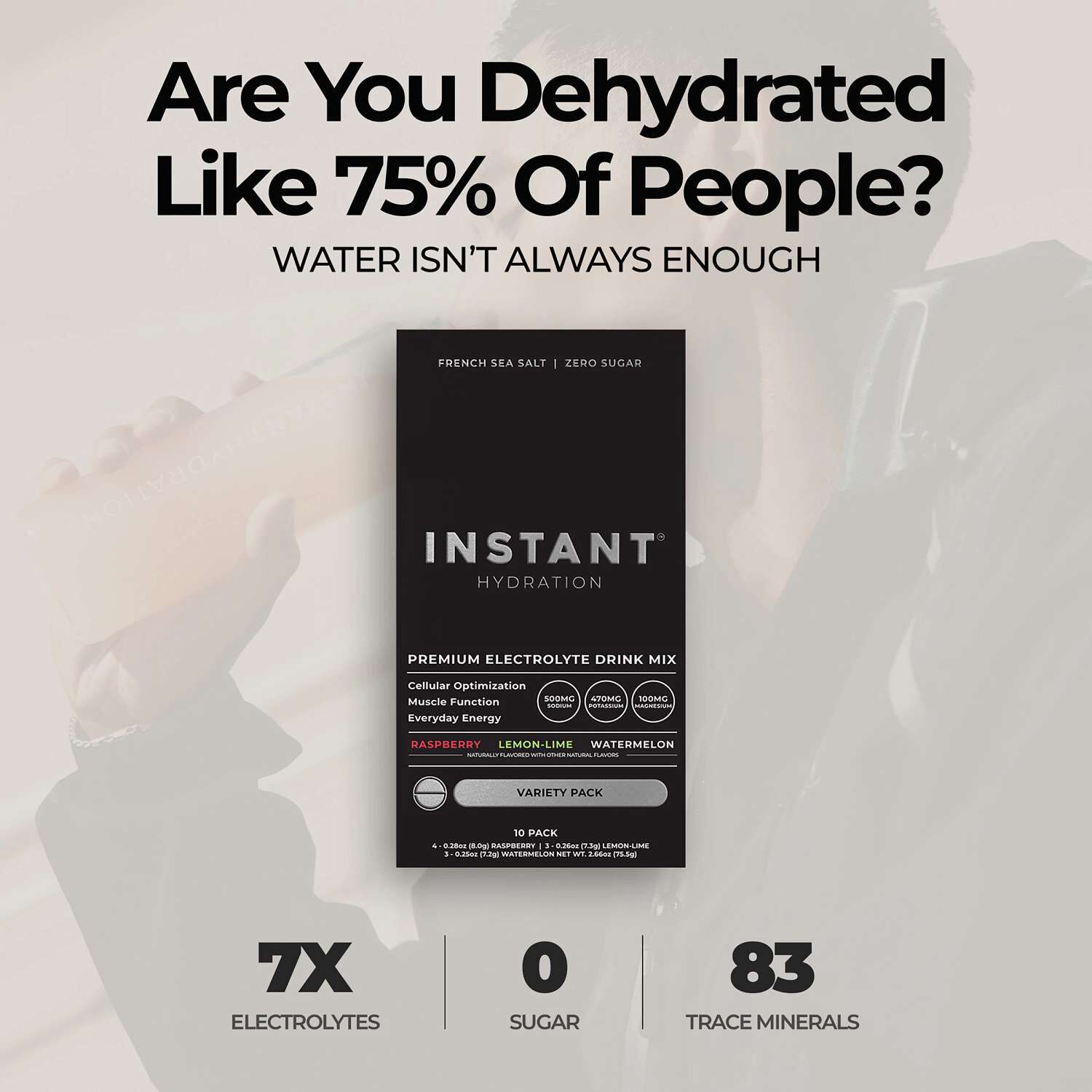 Premium Electrolyte Drink Mix - Variety Pack (10 Stick Packs) Variety | GNC