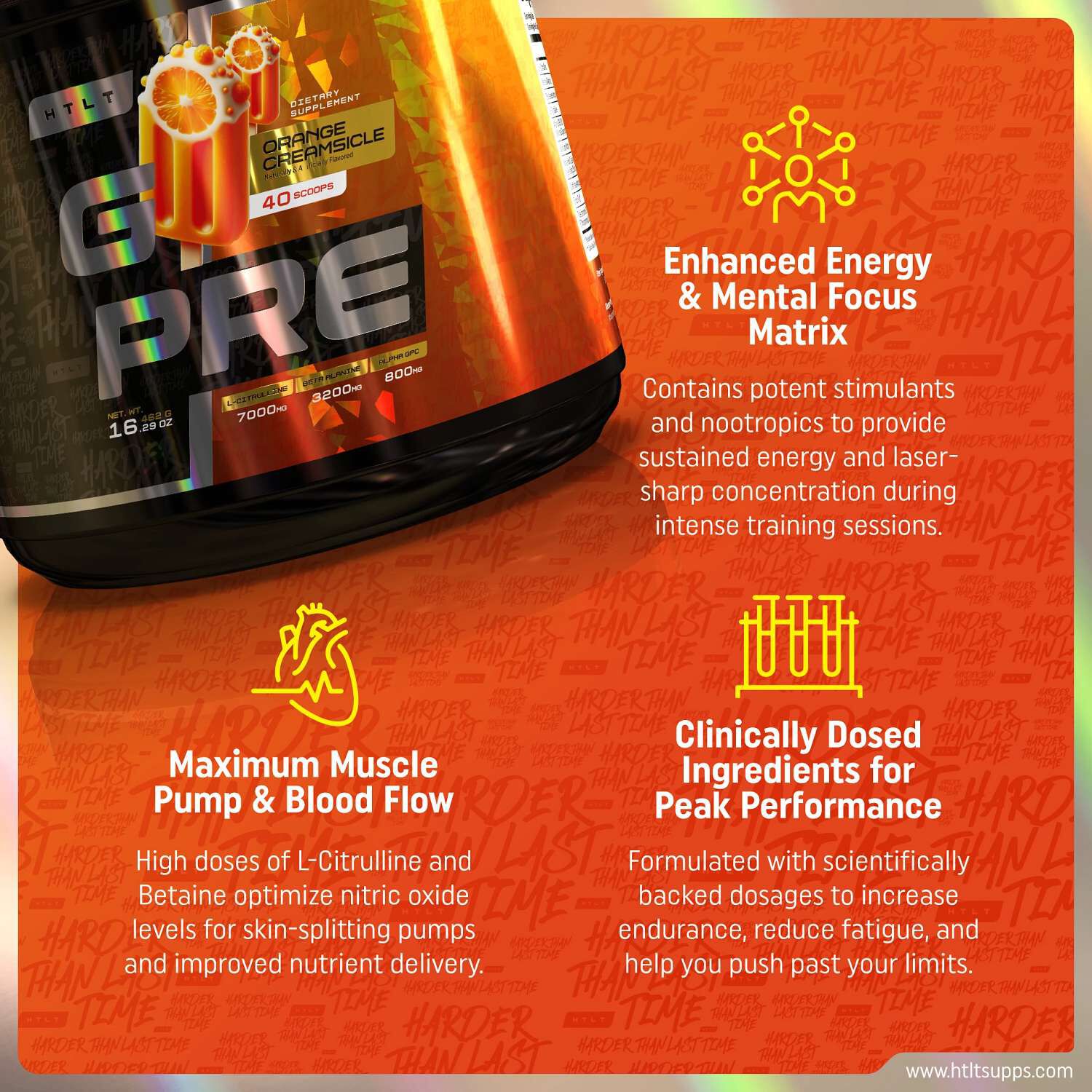 G-Pre - Orange Creamsicle (40 Servings) Orange Creamsicle | GNC