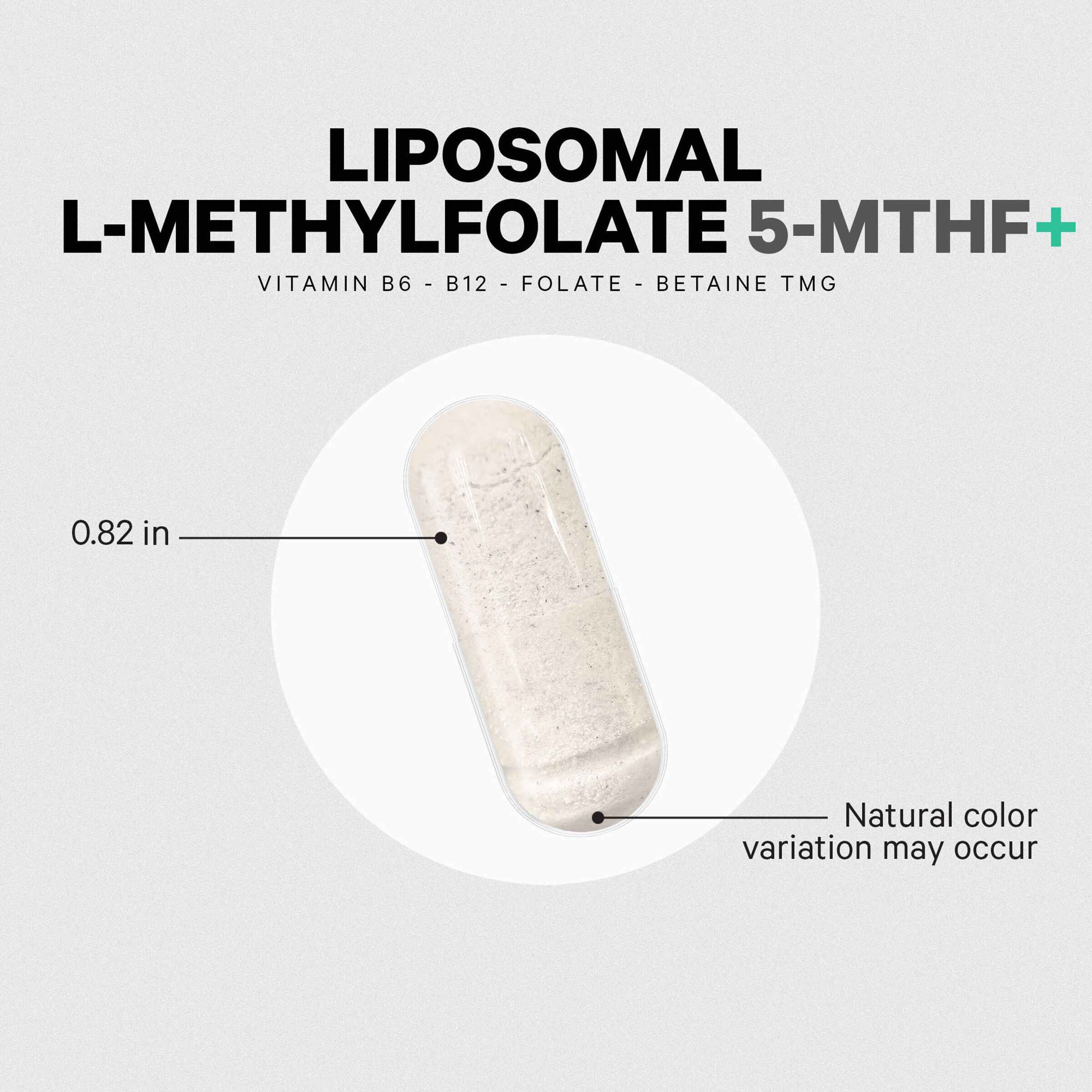 Liposomal L-Methylfolate - 60 Vegetable Capsules (60 Servings)  | GNC