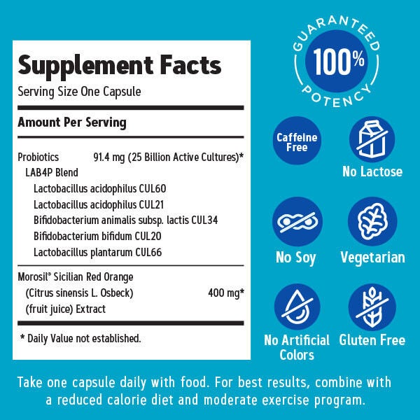 Weight Loss Probiotic - 30 Capsules (30 Servings)  | GNC