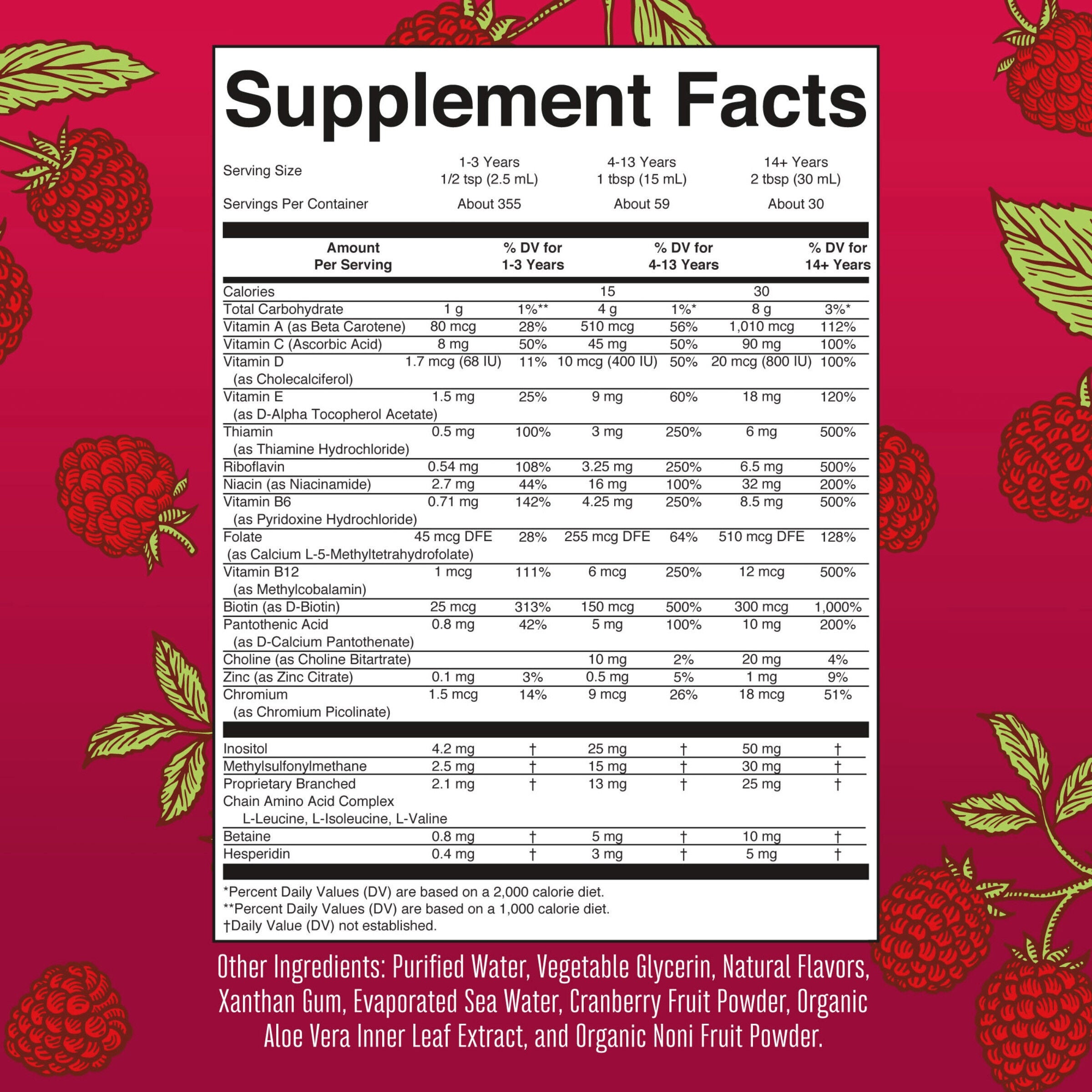 Liquid Morning Multivitamin - Raspberry - 30 fl oz (30 Servings)  | GNC