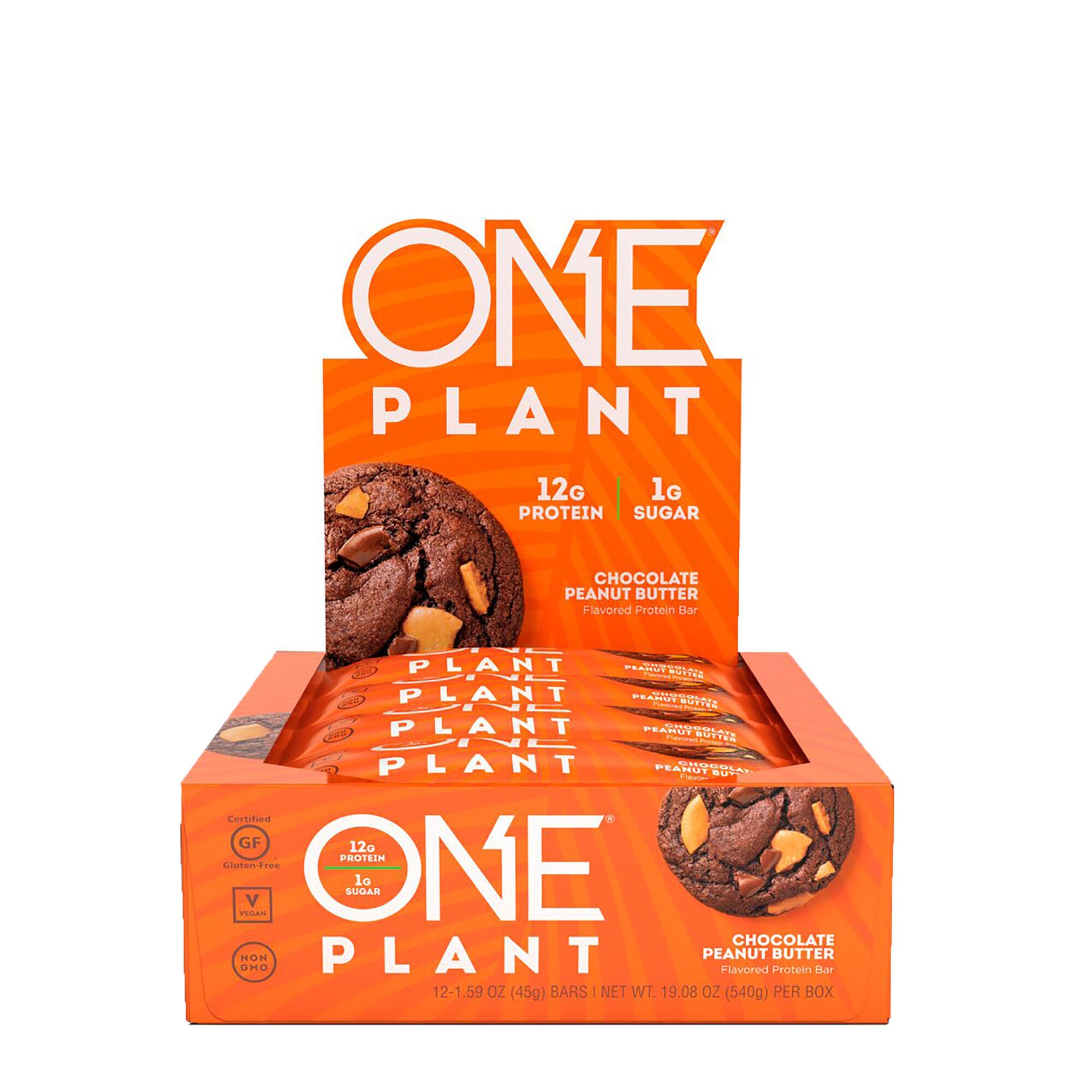 One Plant Chocolate Peanut Butter Protein Bar Gnc