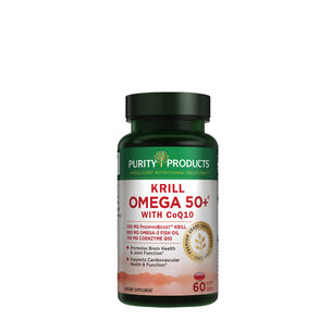 Krill Omeg50+ With Coq10 - 60 Softgels &#40;30 Servings&#41;  | GNC