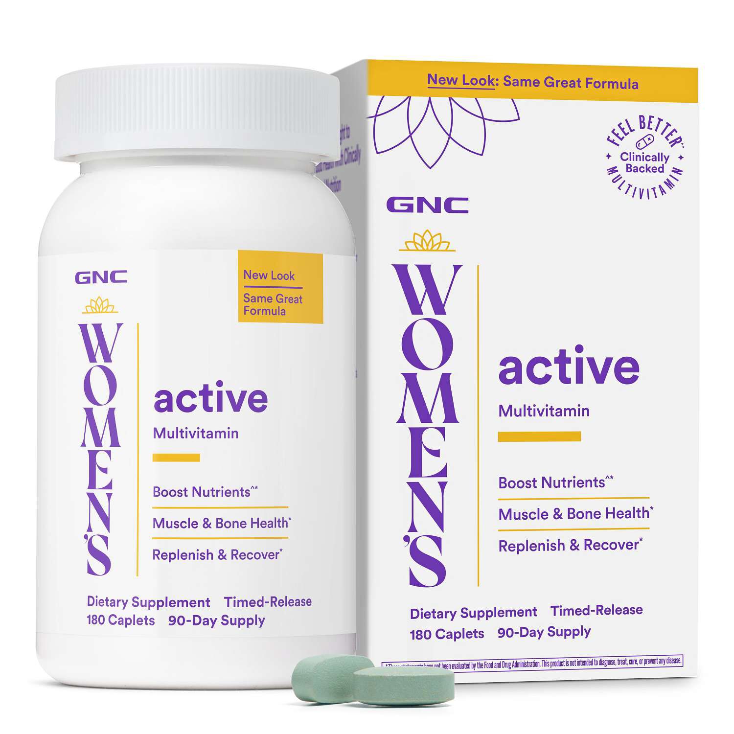 Active Multivitamin - 180 Caplets (90 Servings)  | GNC
