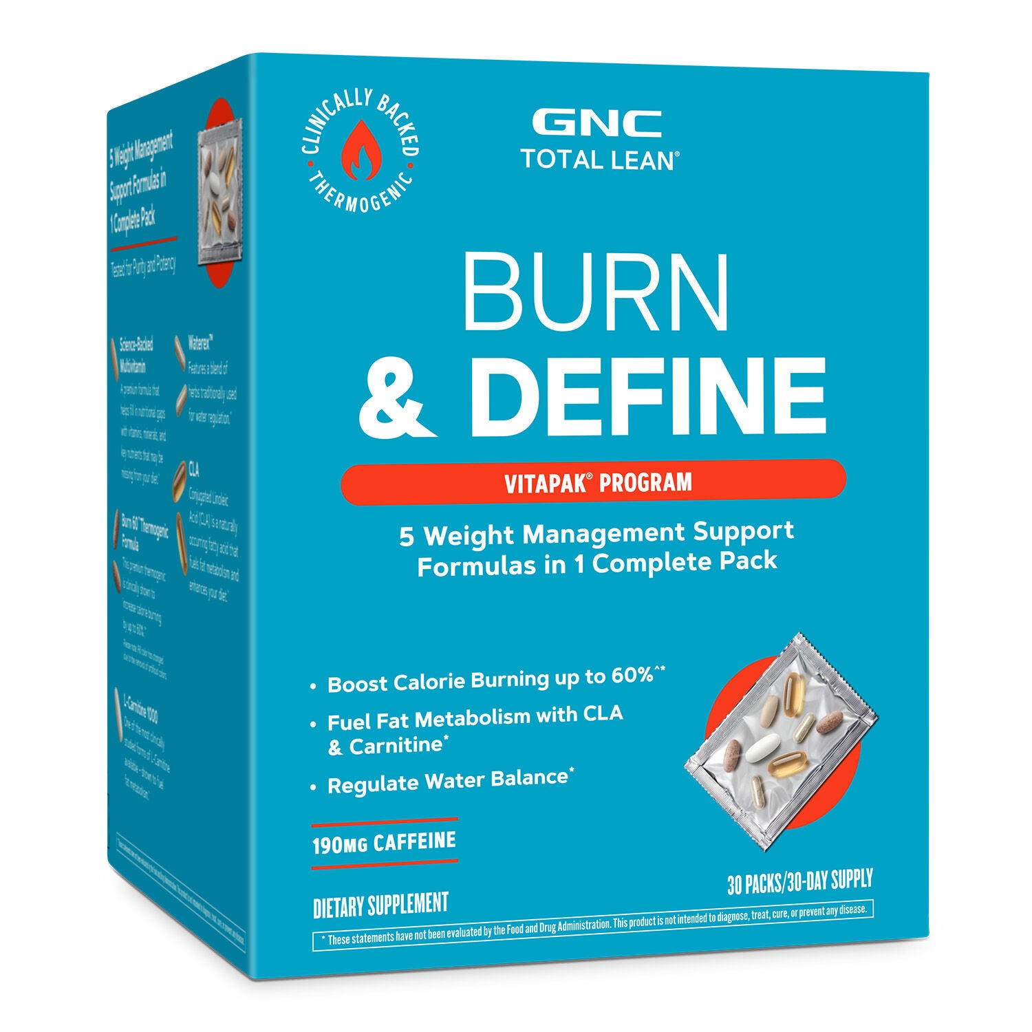 Burn &amp; Define Vitapak&reg; Program (1 Month Supply)  | GNC