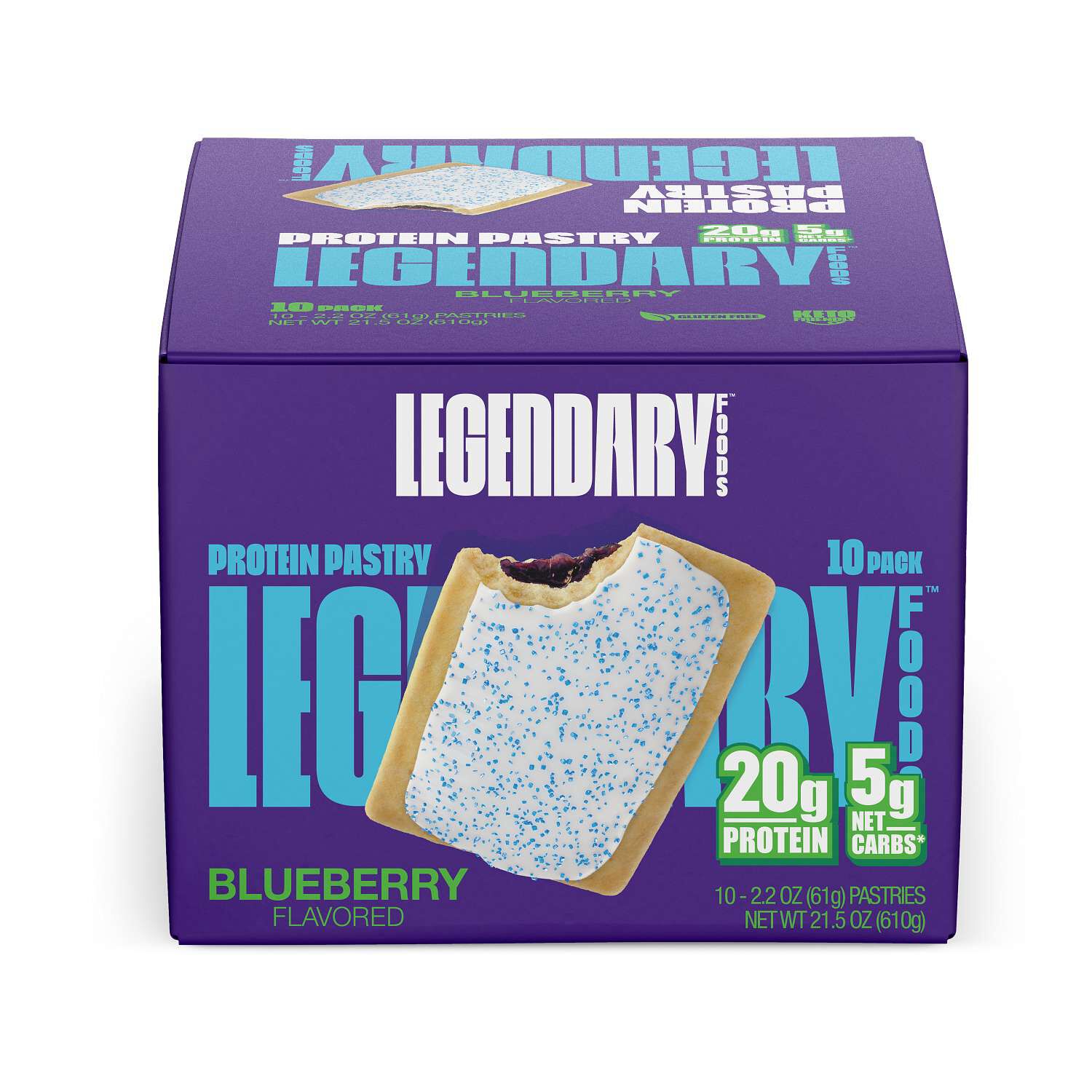 Protein Pastry - Blueberry (10 Pastries)  | GNC
