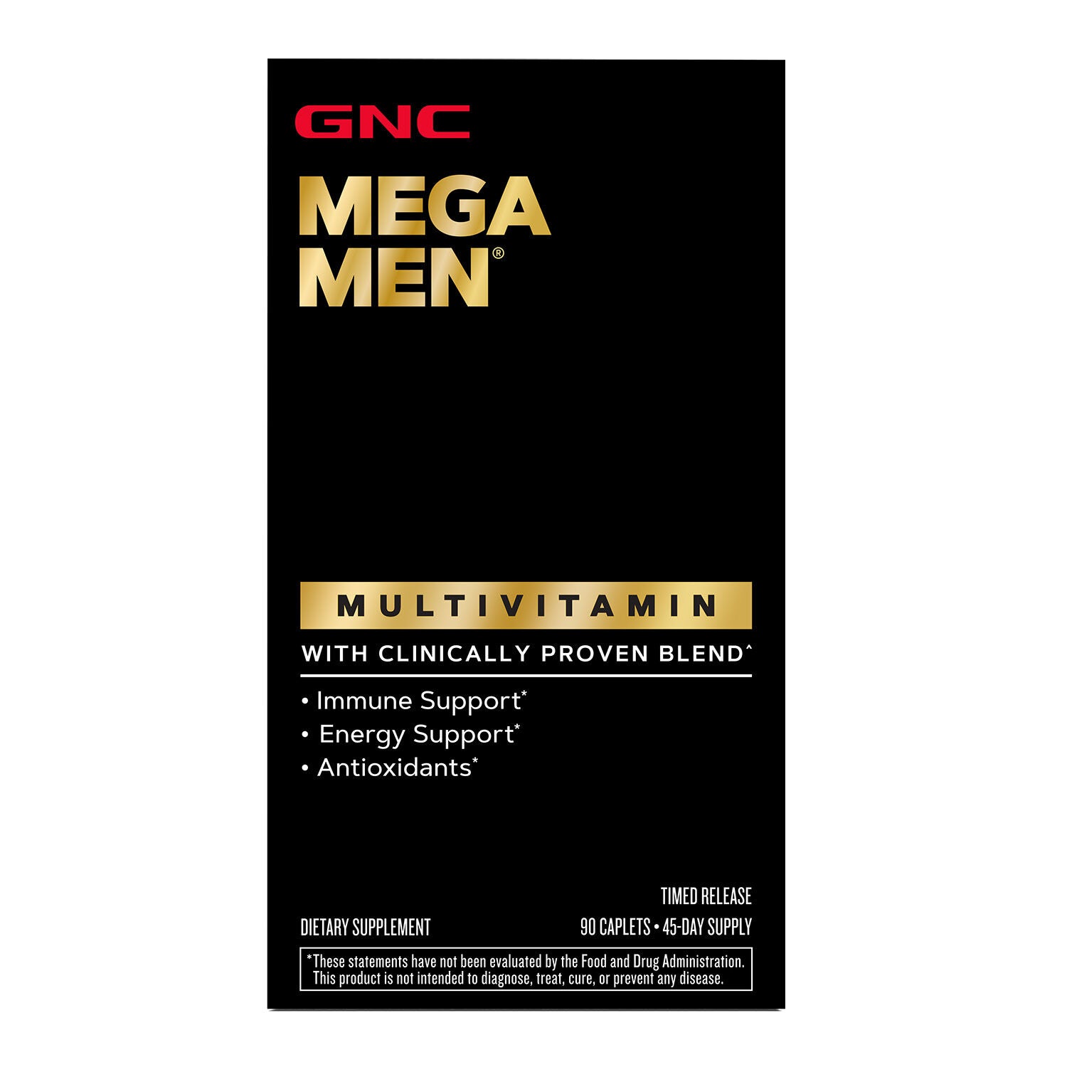 Multivitamin - 90 Caplets (45 Servings)  | GNC