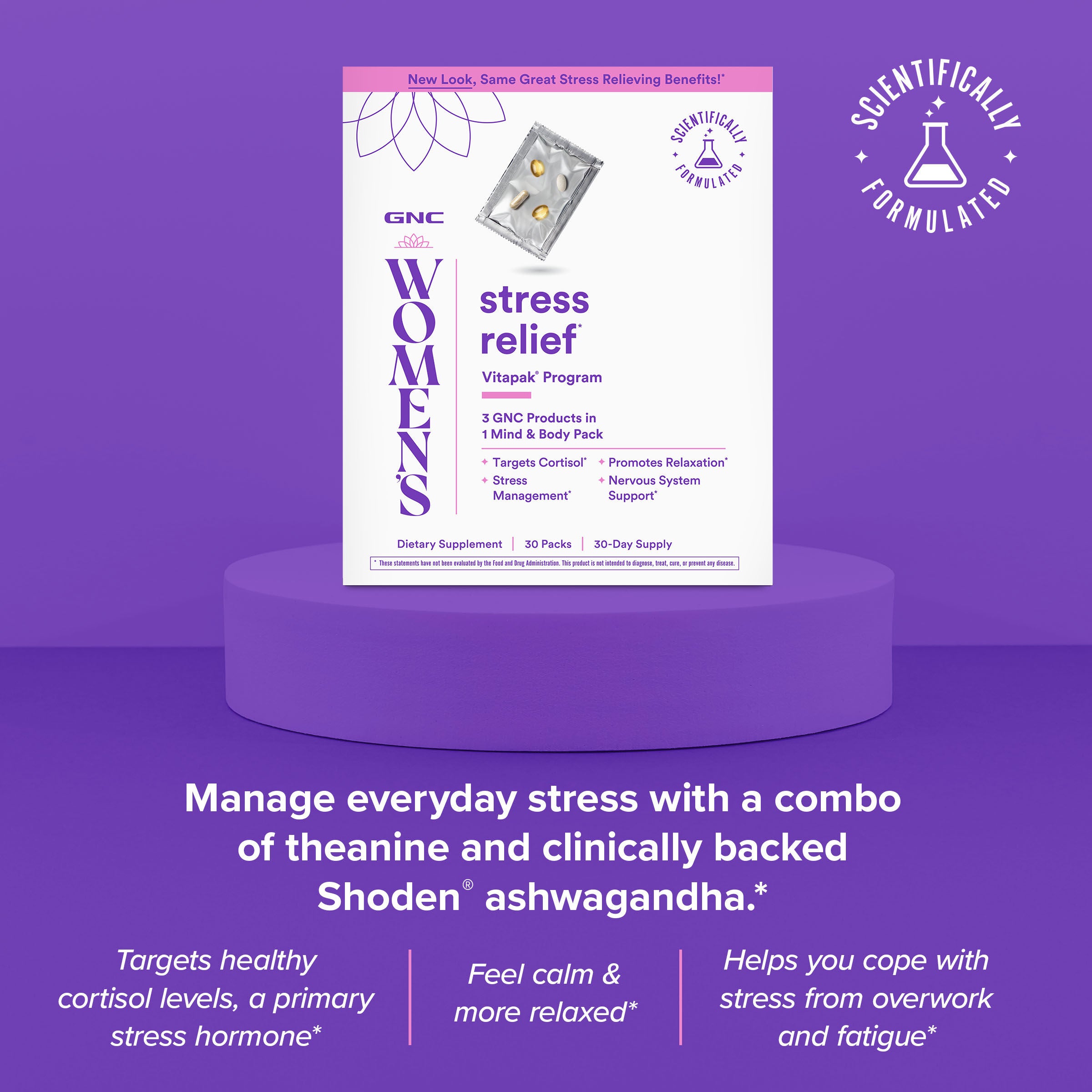 TikTok Stress Relief Vitapak&reg; Program (1 Month Supply)  | GNC