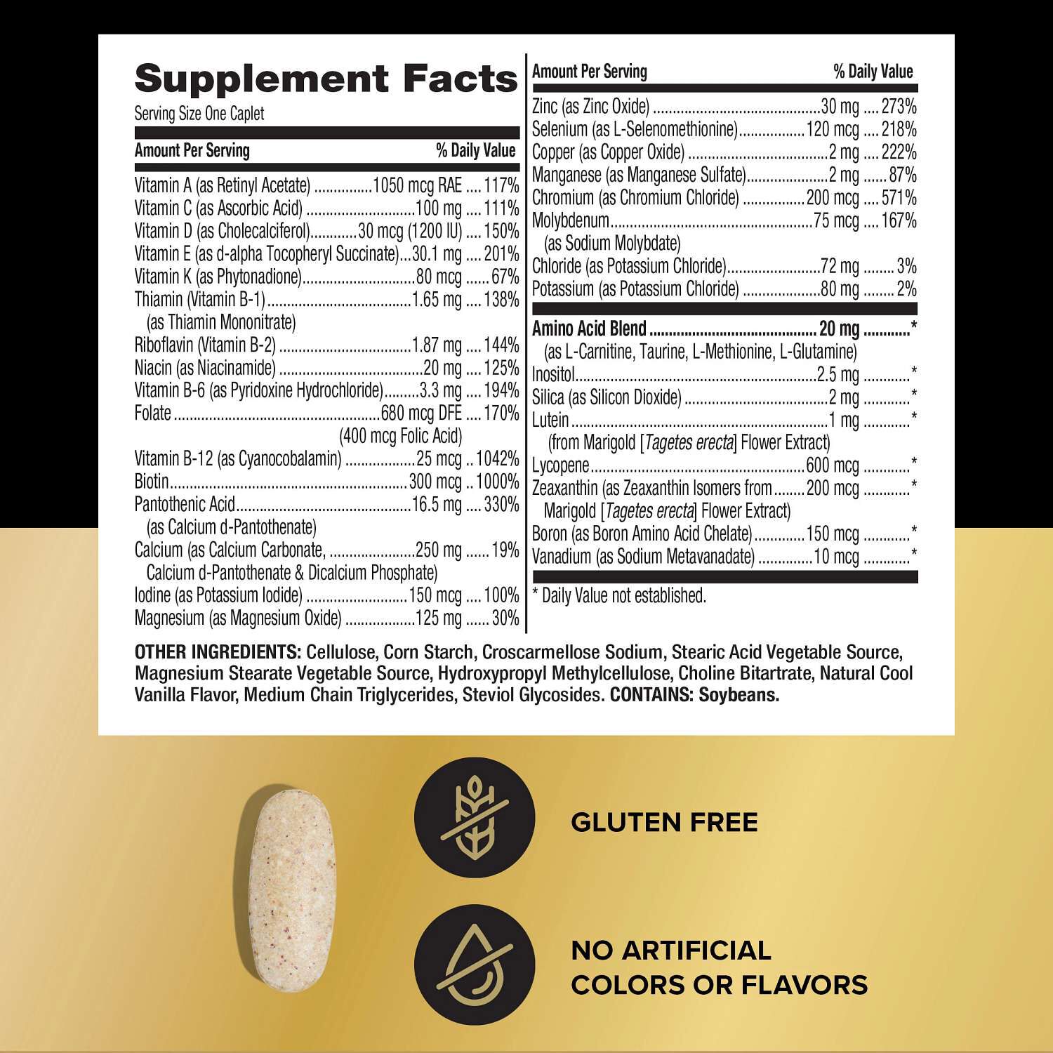 One Daily Multi - 60 Caplets (60 Servings)  | GNC