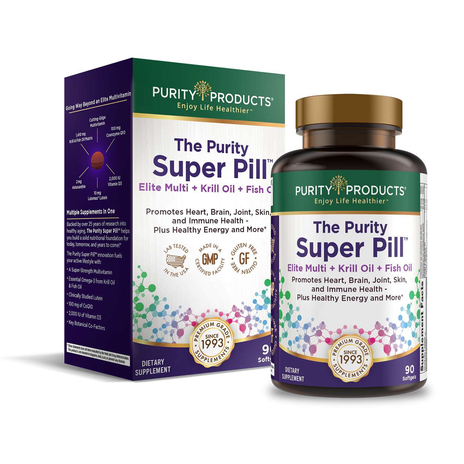 The Purity Super Pill&trade; - 90 Softgels (30 Servings)  | GNC