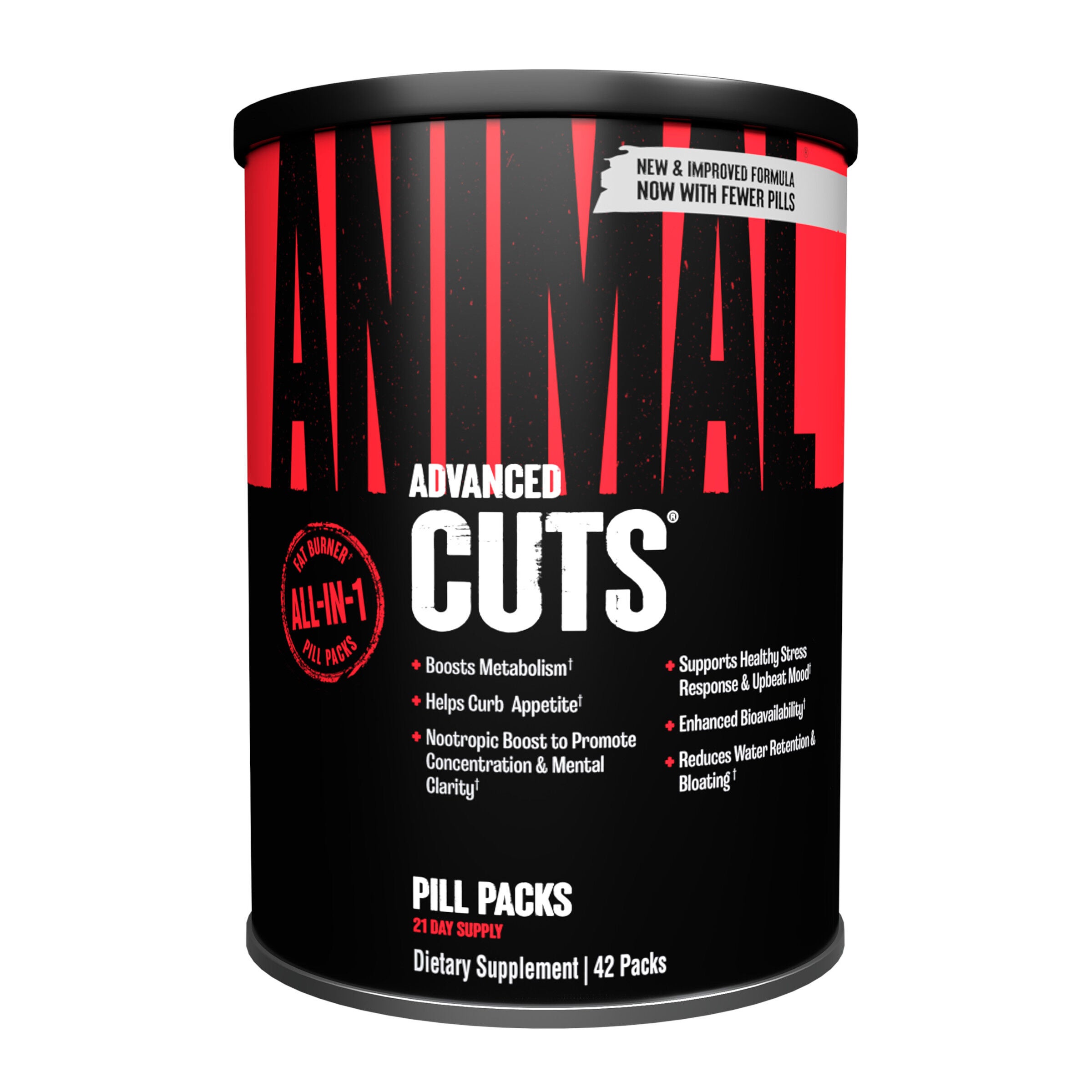 Animal Advanced Cuts Pill Packs - 42 Packs (21 Servings)  | GNC