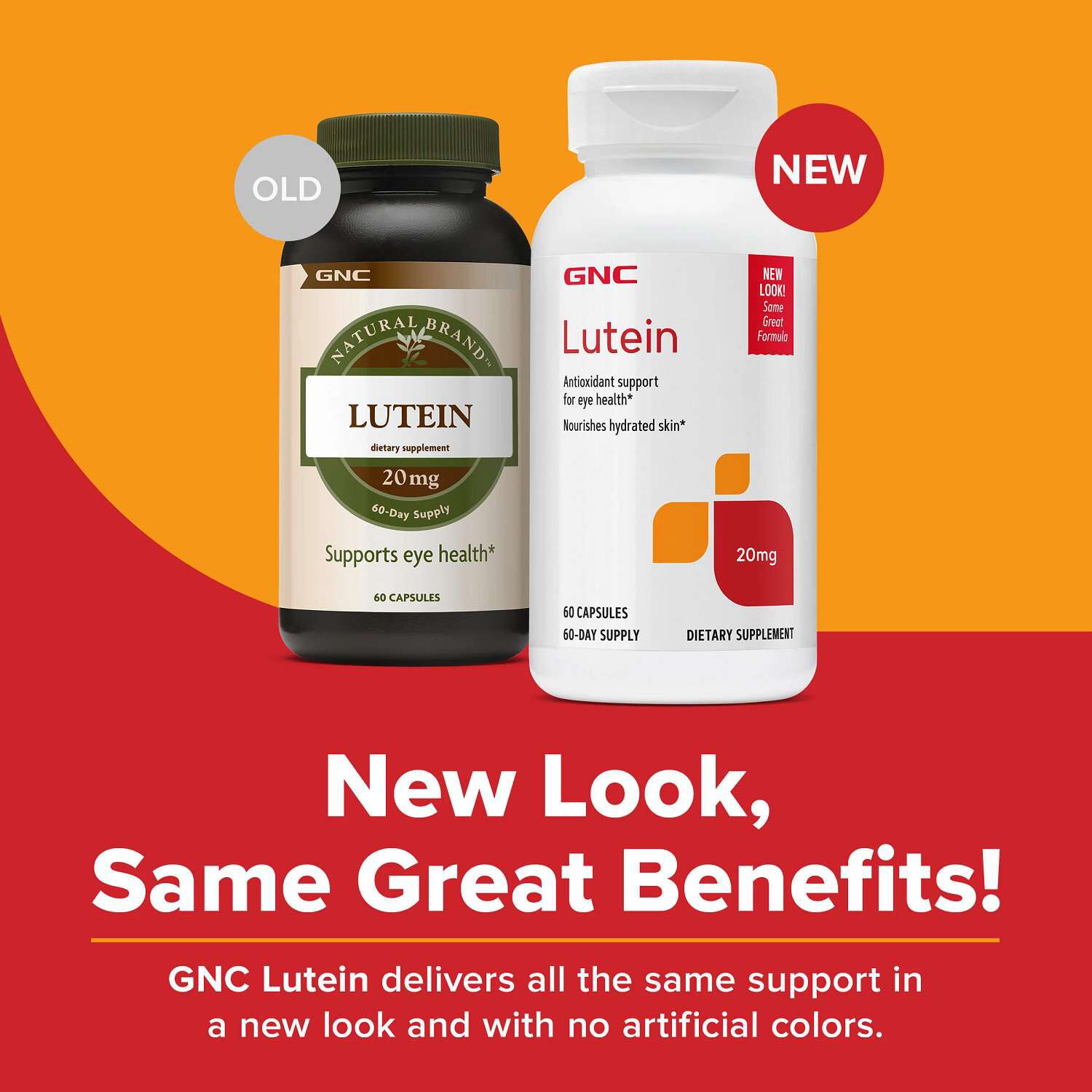 Lutein 20mg - 60 Capsules (60 Servings)