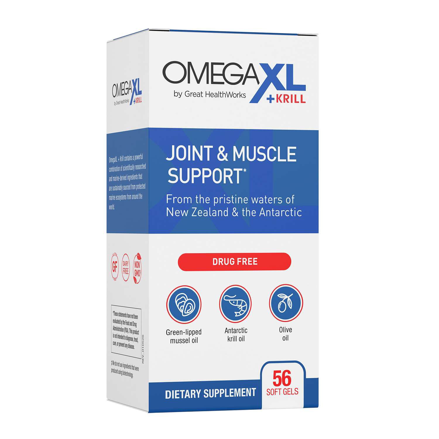 OmegaXL&reg; + Krill - 56 Softgels (28 Servings)  | GNC