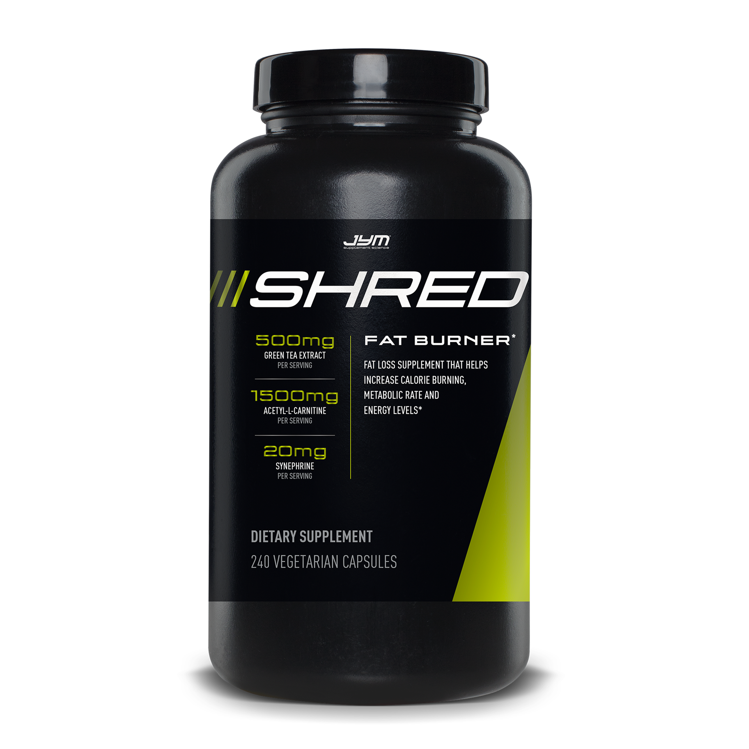 Shred Fat Burner - 240 Vegetarian Capsules (40 Servings)  | GNC
